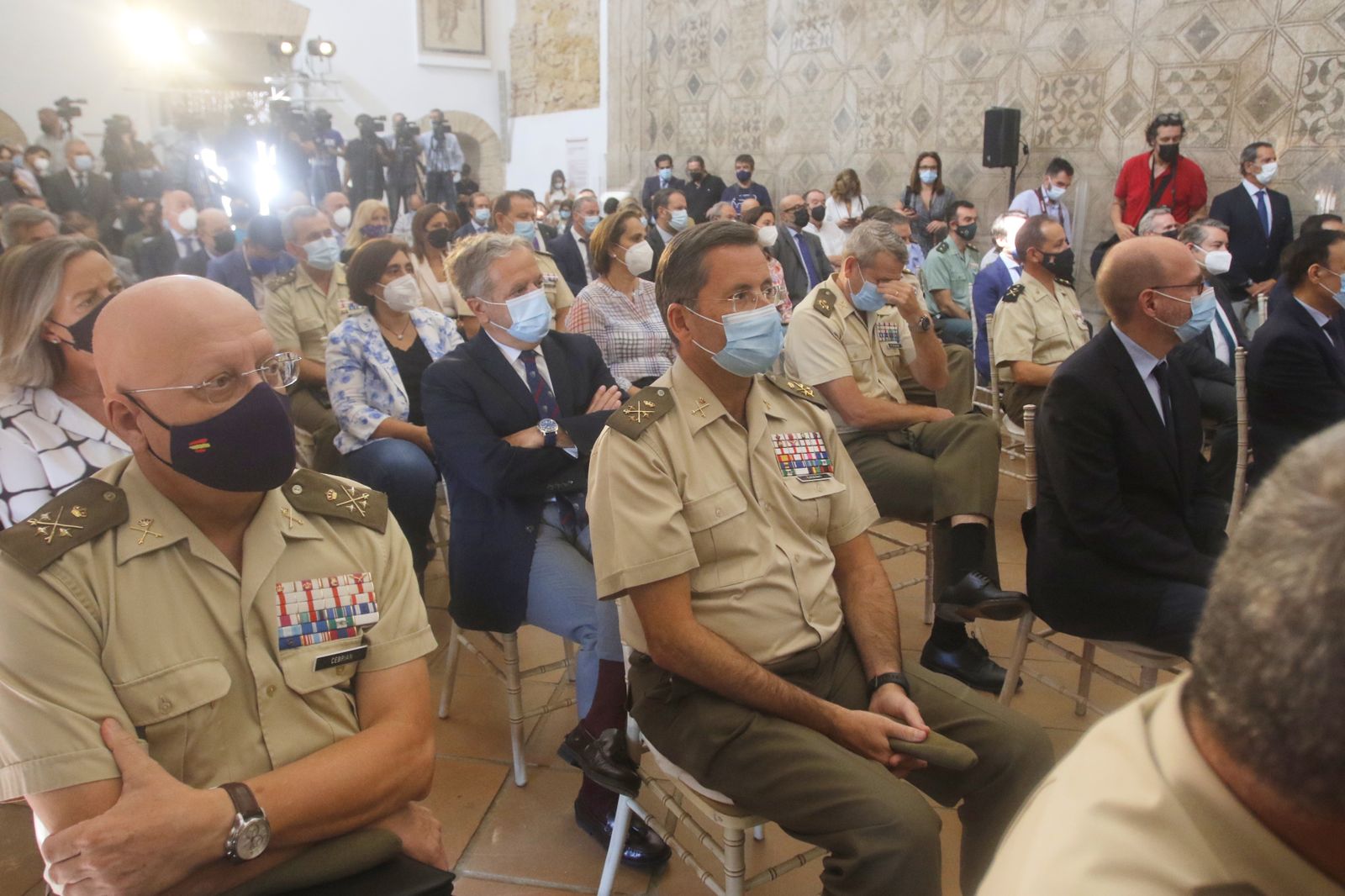 La jornada en torno a la firma de la base logística del Ejército en Córdoba, en imágenes