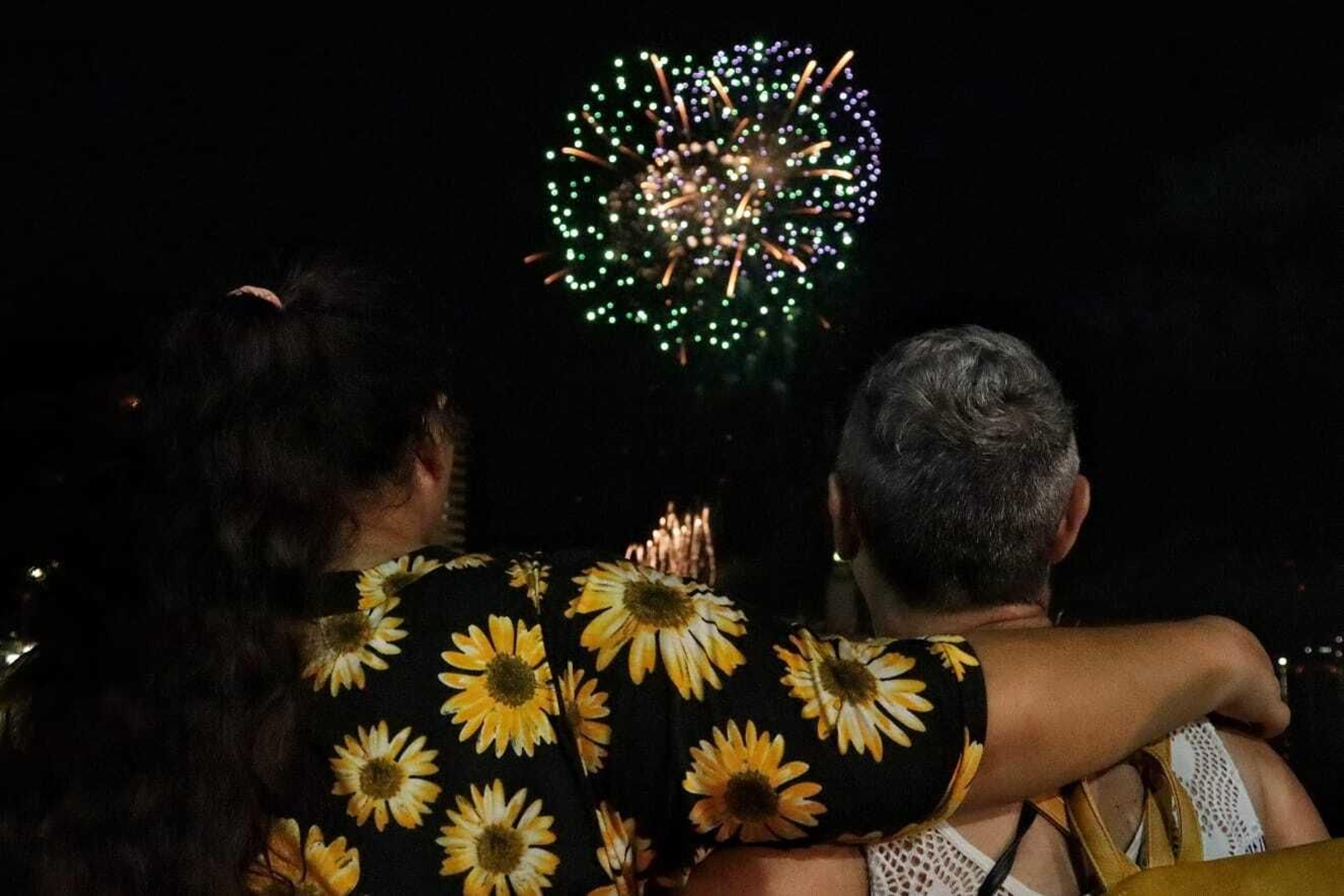 Málaga inaugura su Feria de agosto con el espectáculo de fuegos artificiales