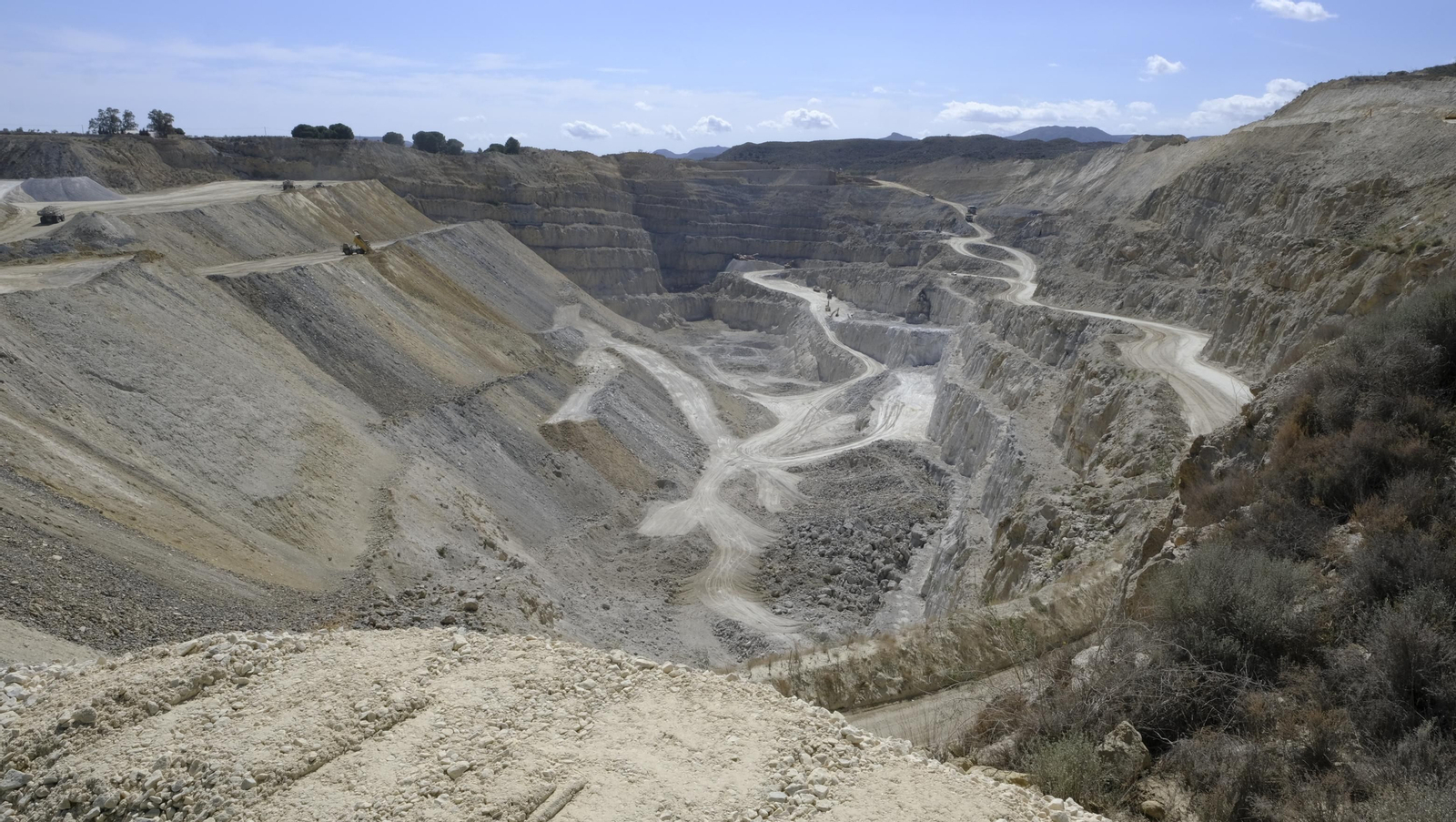 Visita a las canteras de yeso en Sorbas