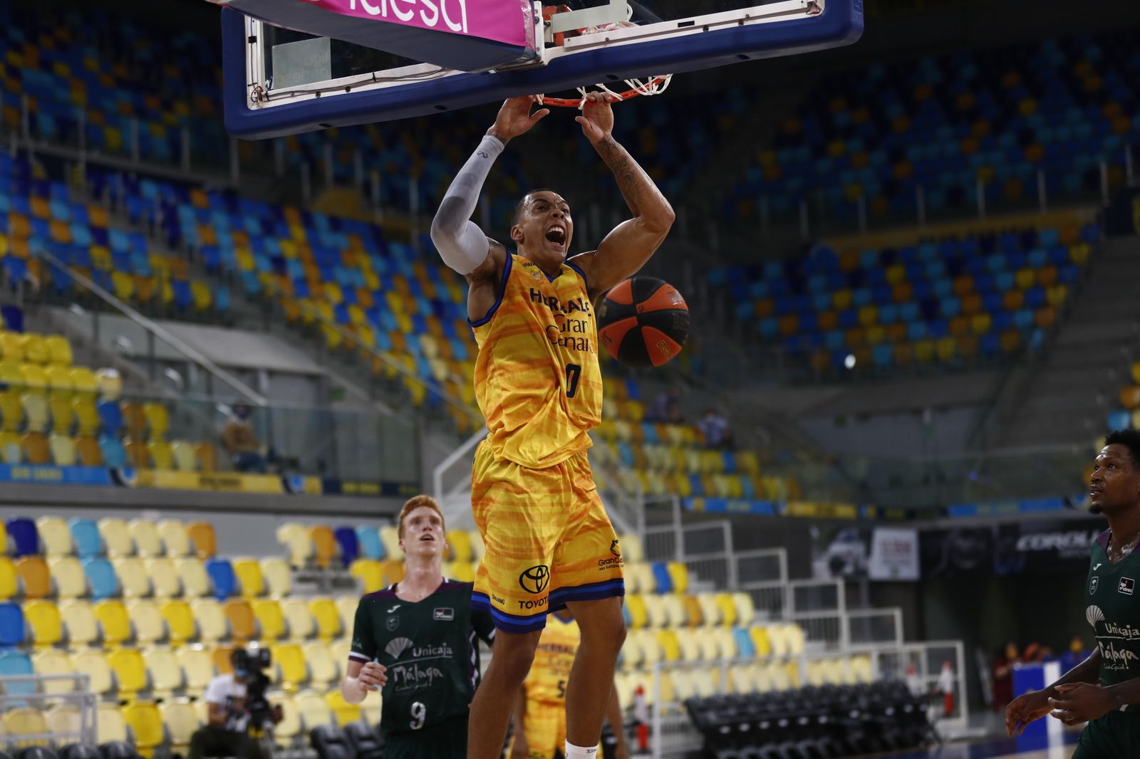 Wiley, en un partido con el Gran Canaria.