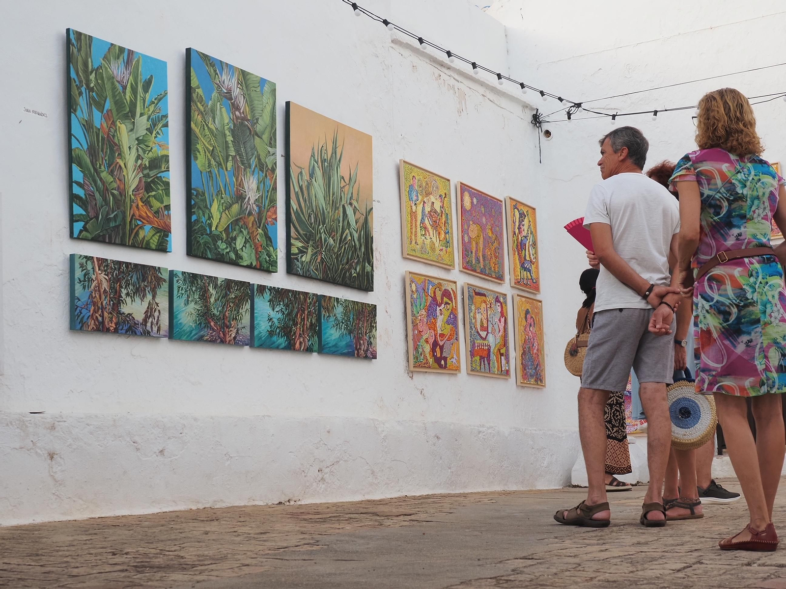 'Un paseo por el arte' en Ayamonte: las mejores imágenes