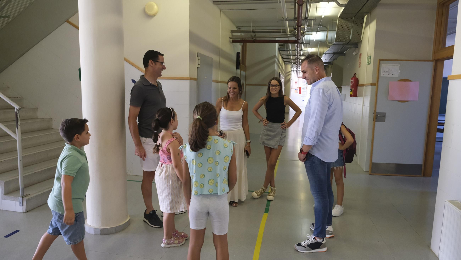 El curso escolar empieza en el Colegio Ginés Morata de Almería, en imágenes
