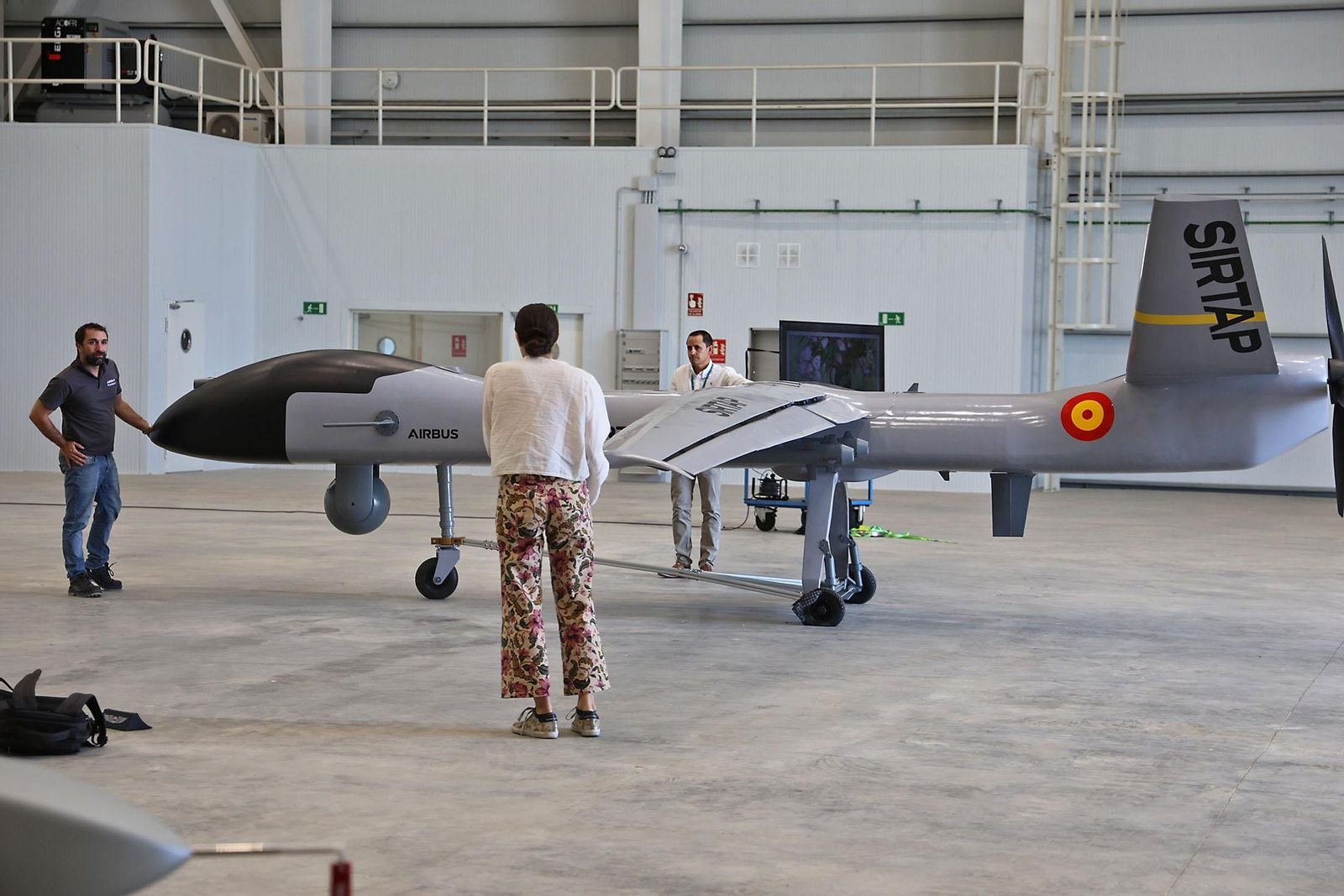 Imágenes de la Visita de la ministra de Defensa, Margarita Robles, a el Centro de Ensayos de Sistemas Aéreos no Tripulados CEUS