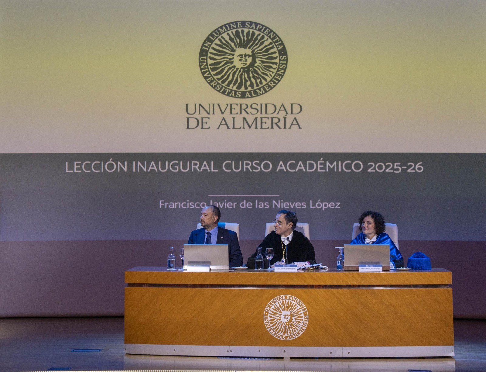 Acto académico de apertura del curso 2025-2026 en la UAL