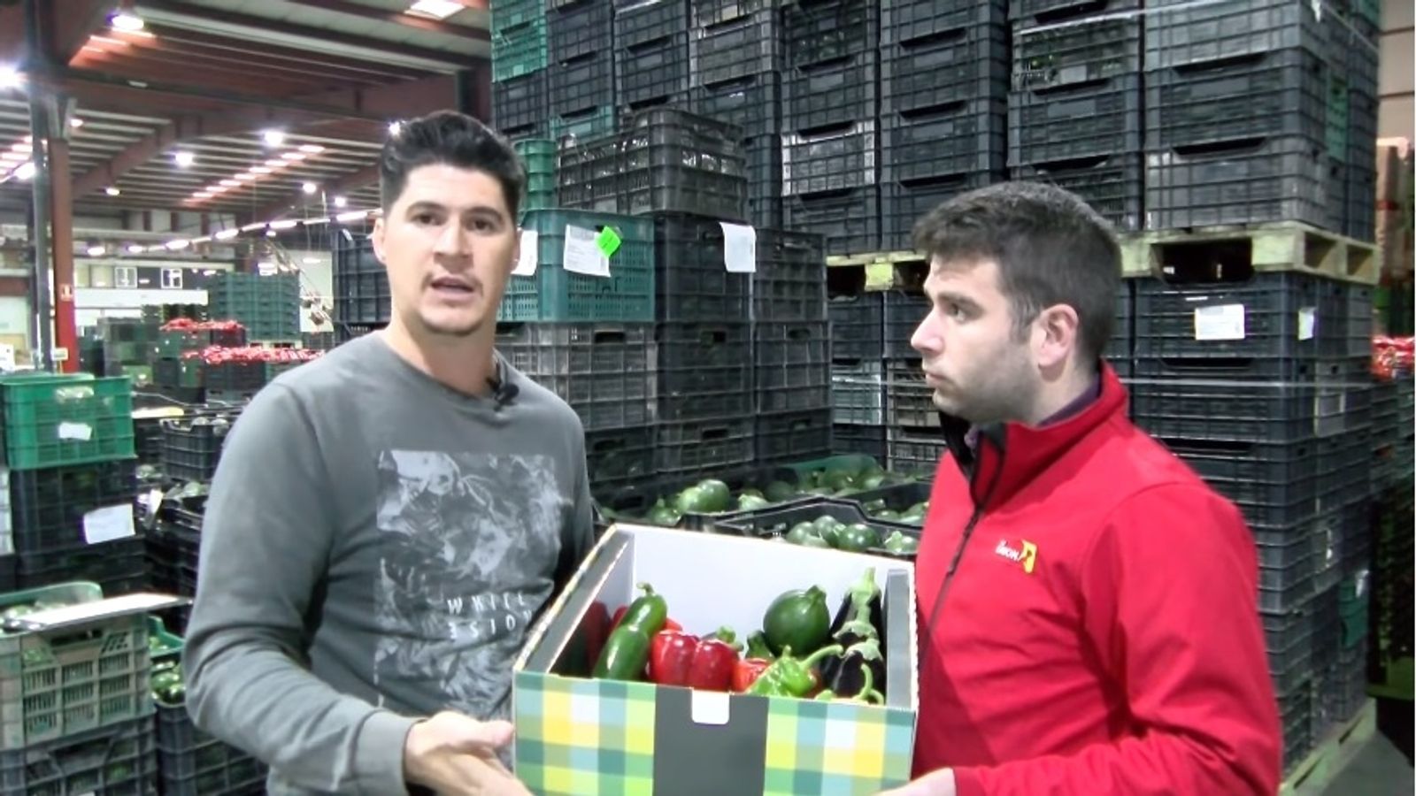 Joaquín López, presidente de Unión de Agricultores Indpenedientes, y Fernando Batlles, de Marketing de La Unión.