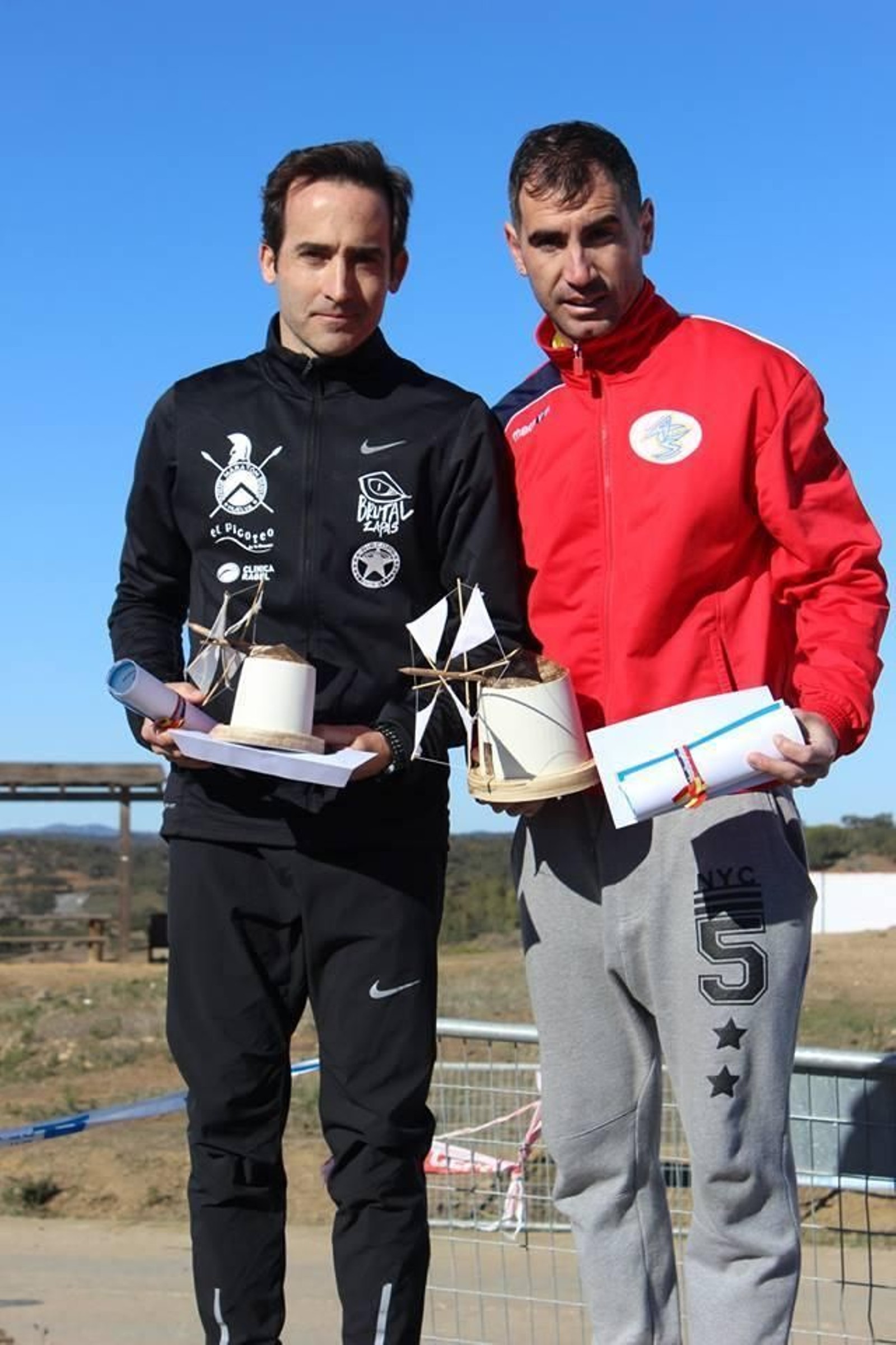 José Luis Ferrer y Claudio Rodrigues; y Lidia Rodríguez y María Belmonte, los mejores en San Silvestre de Guzmán.