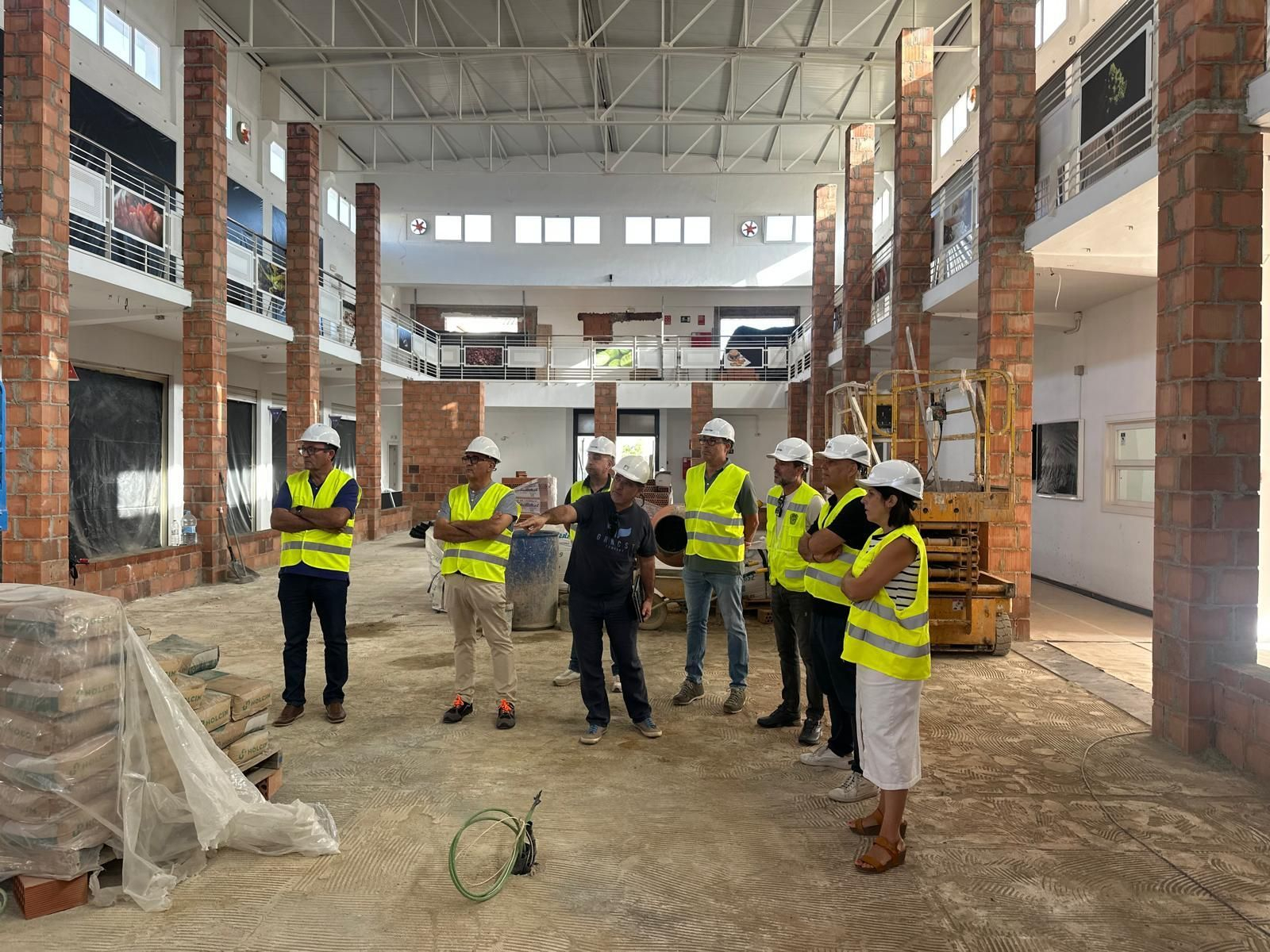 El alcalde ha visitado las obras.