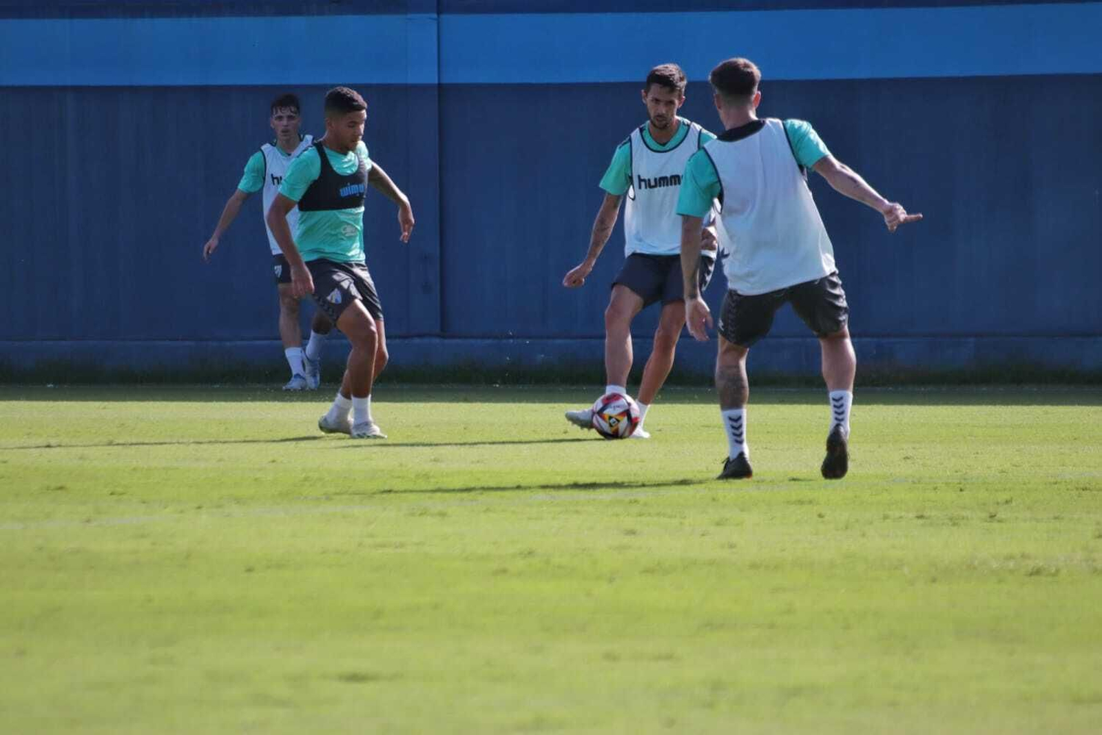 El entrenamiento del Málaga CF, en fotos