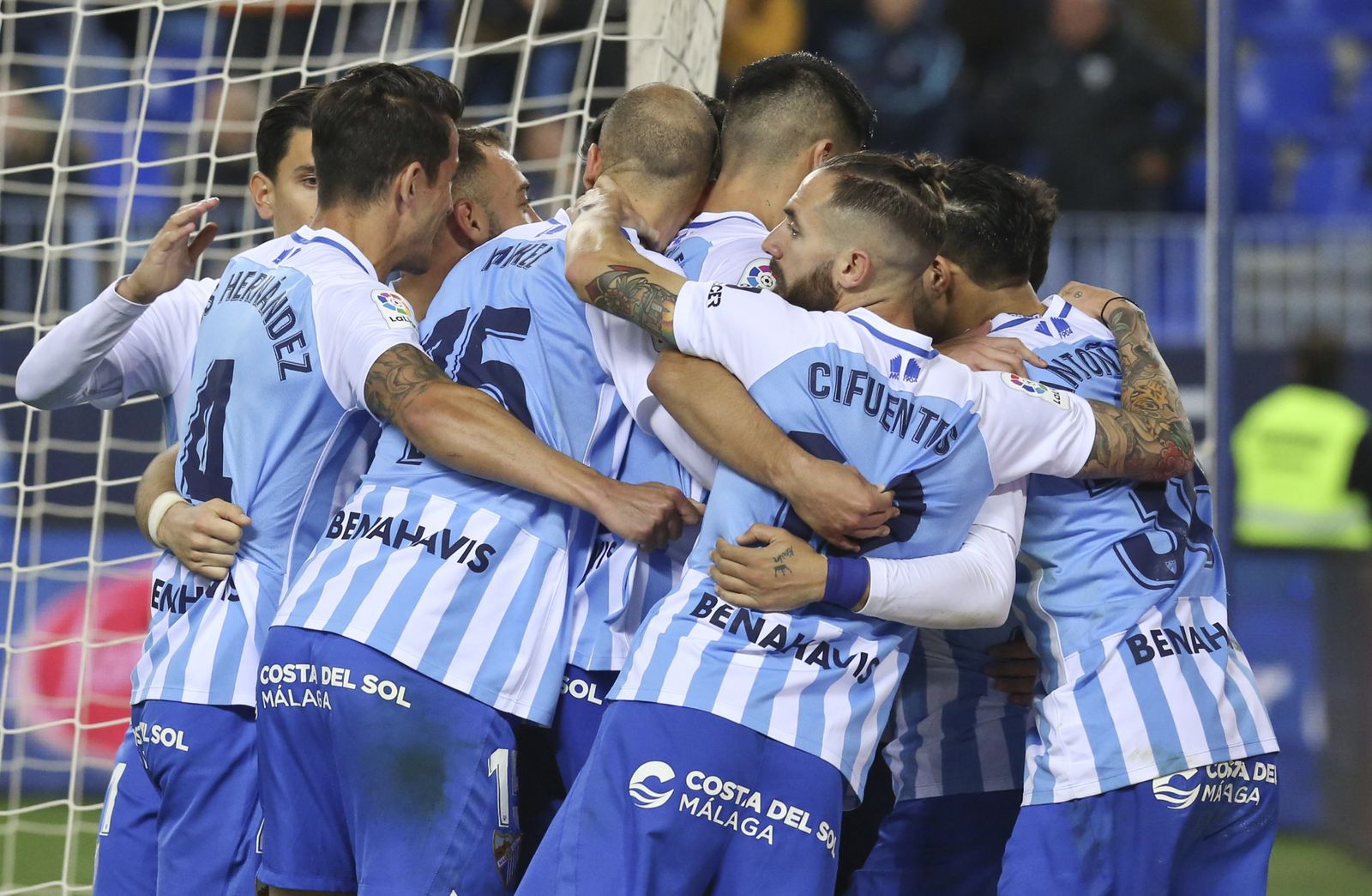 Las imágenes del Málaga CF-Tenerife