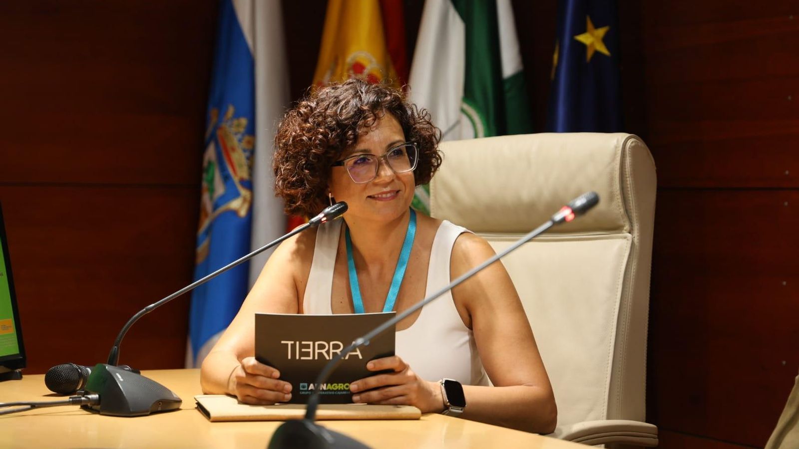 Ana Cabrera, del equipo de formación Plataforma Tierra. Ana Cabrera, del equipo de formación Plataforma Tierra.