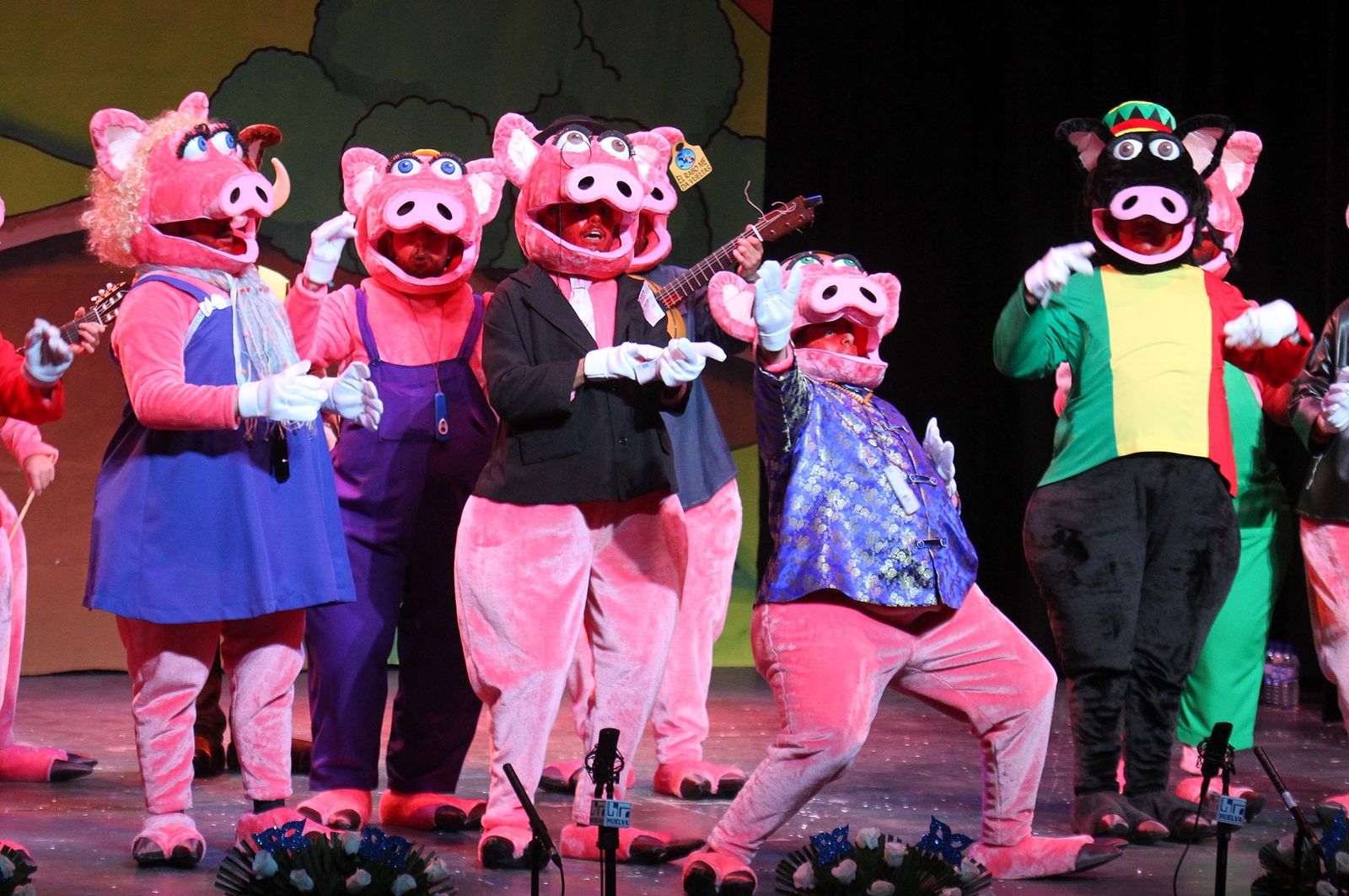 Primera jornada de preliminares del Carnaval Colombino