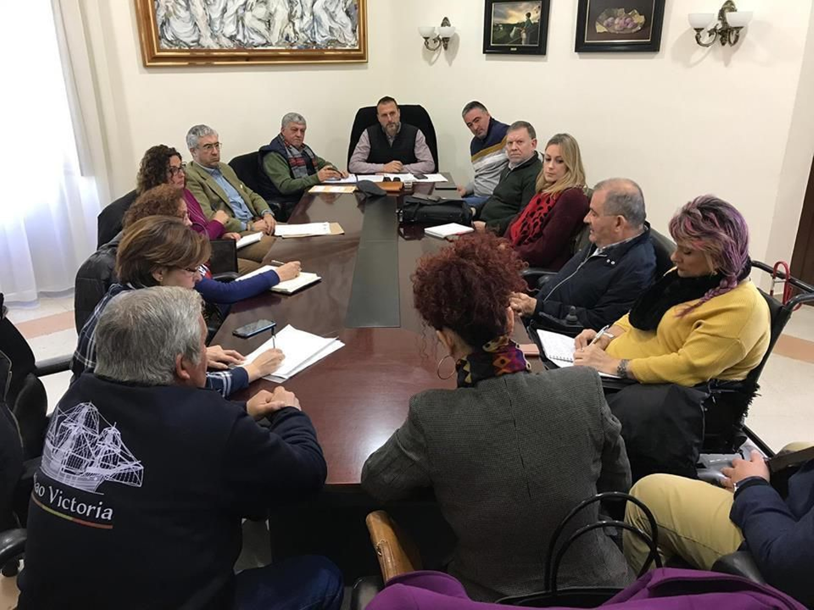 Un momento de la reunión de la Mesa de Playas de Chipiona. Un momento de la reunión de la Mesa de Playas de Chipiona.