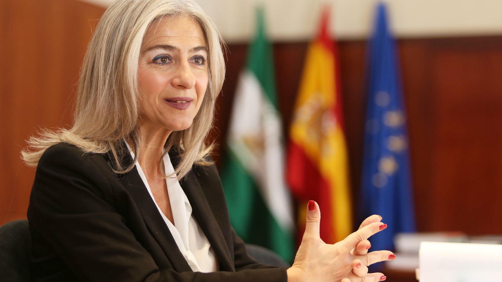 La consejera de Cultura en la primera entrevista que concede a un grupo editorial andaluz.