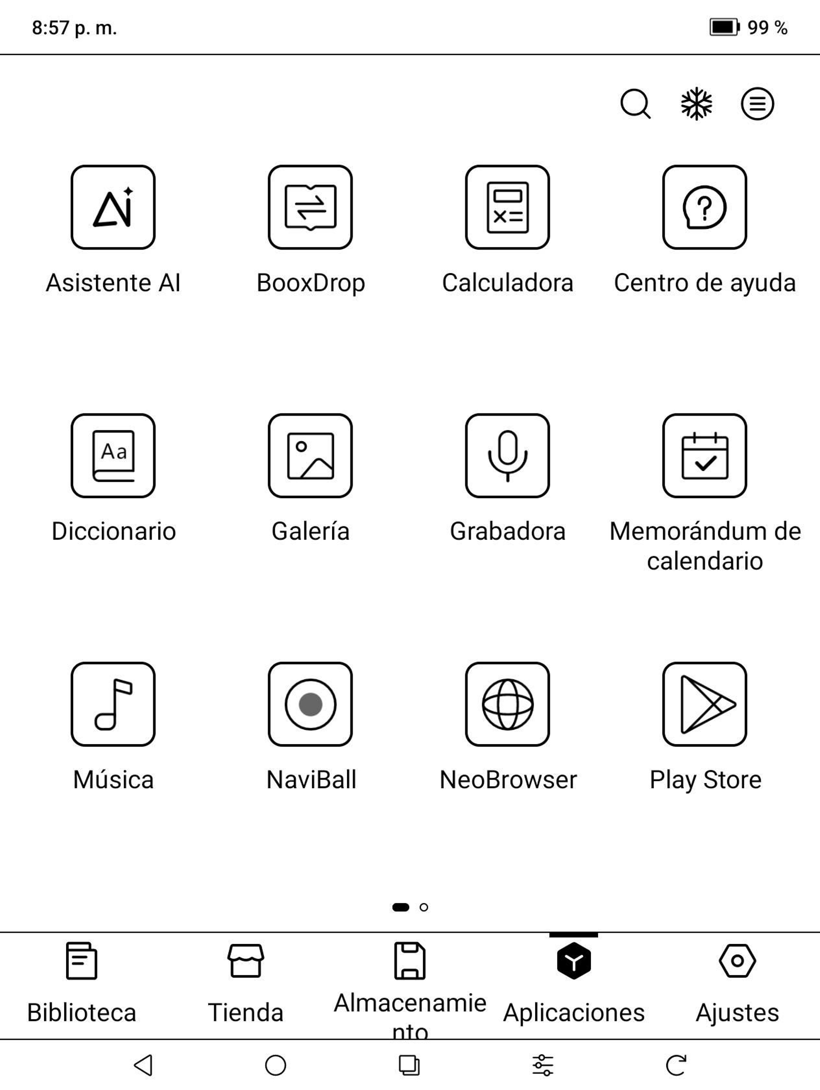 E-reader Boox Go 7, imágenes del análisis