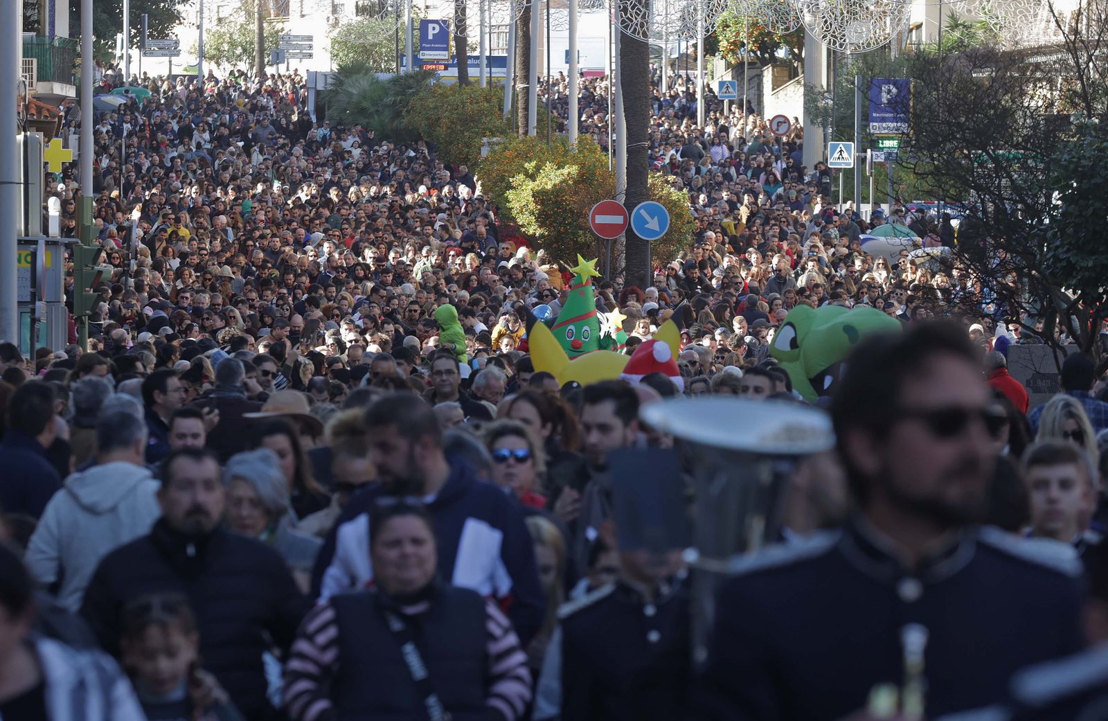Fotos del arrastre de latas en Algeciras