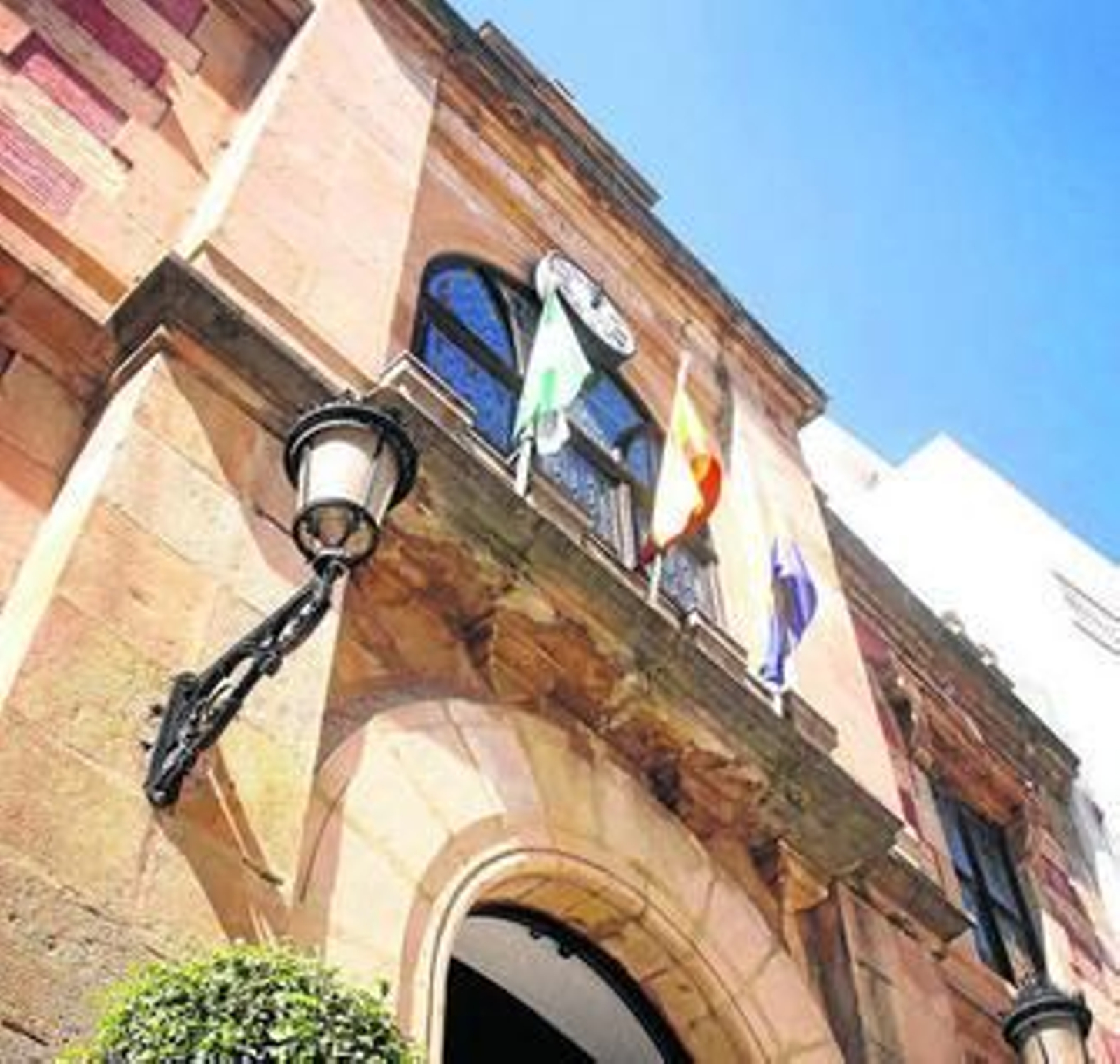 La fachada del Ayuntamiento de Algeciras.