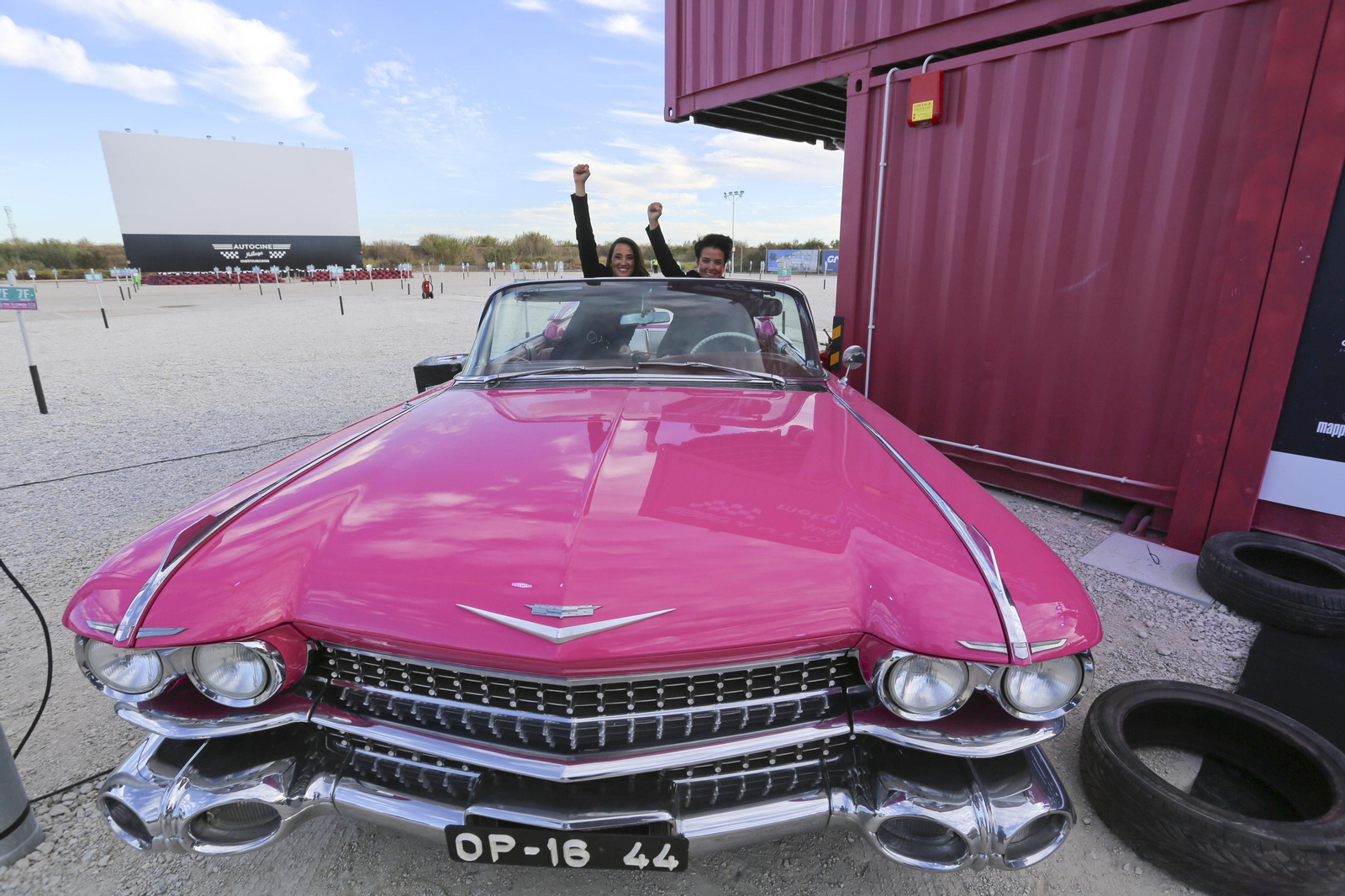 El Autocine Málaga Metrovacesa, en fotos