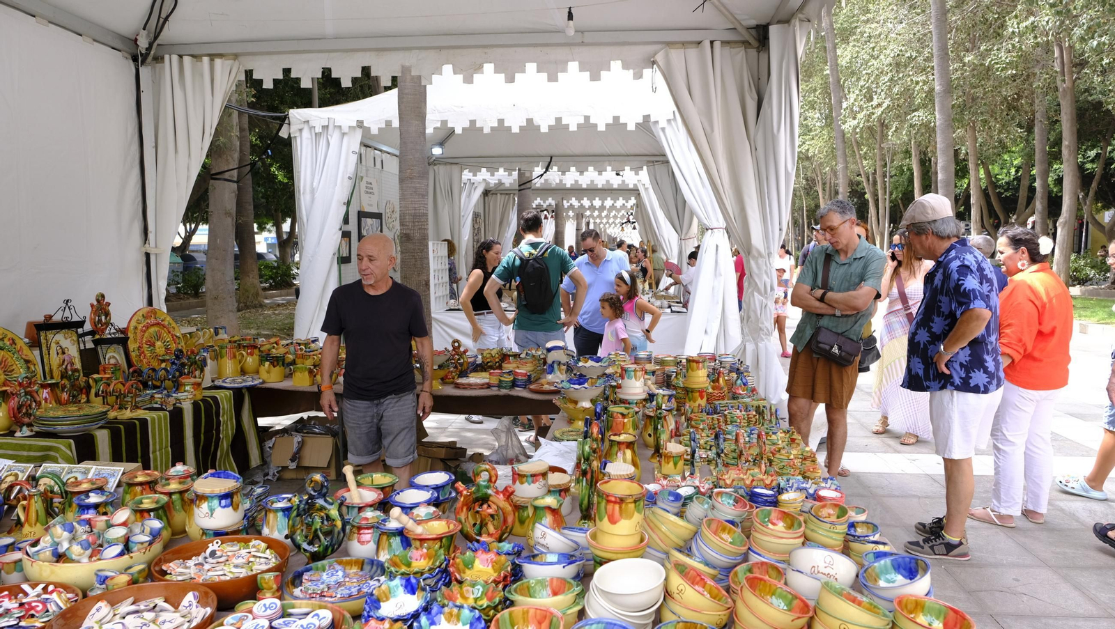 Las imágenes de la alfarería de la Feria de Almería 2025