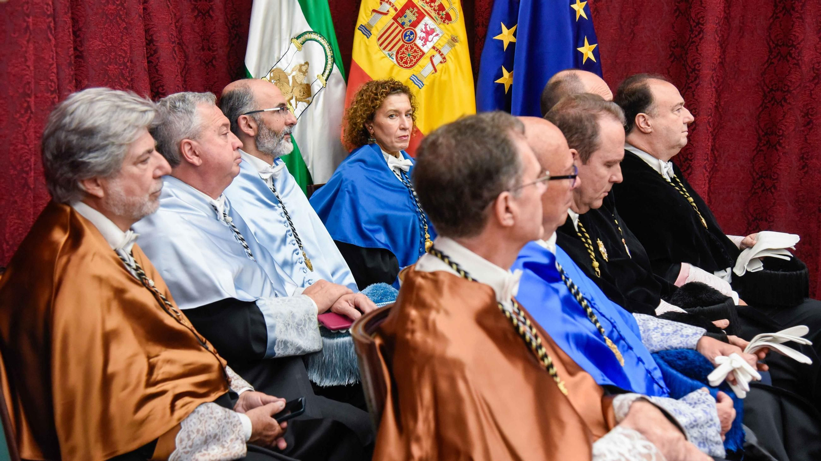 Acto de investidura de la nueva rectora de la US, Carmen Vargas