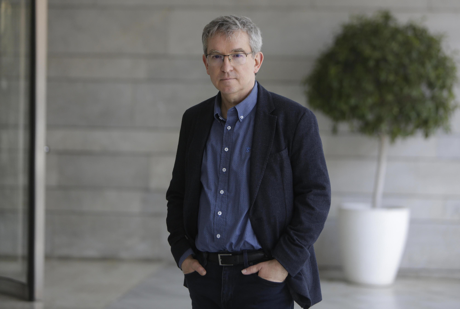 Santiago Posteguillo, fotografiado este martes en Sevilla.