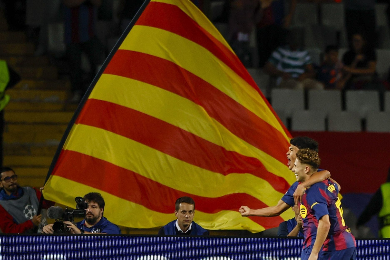 Las fotos del Barcelona-Olympiacos