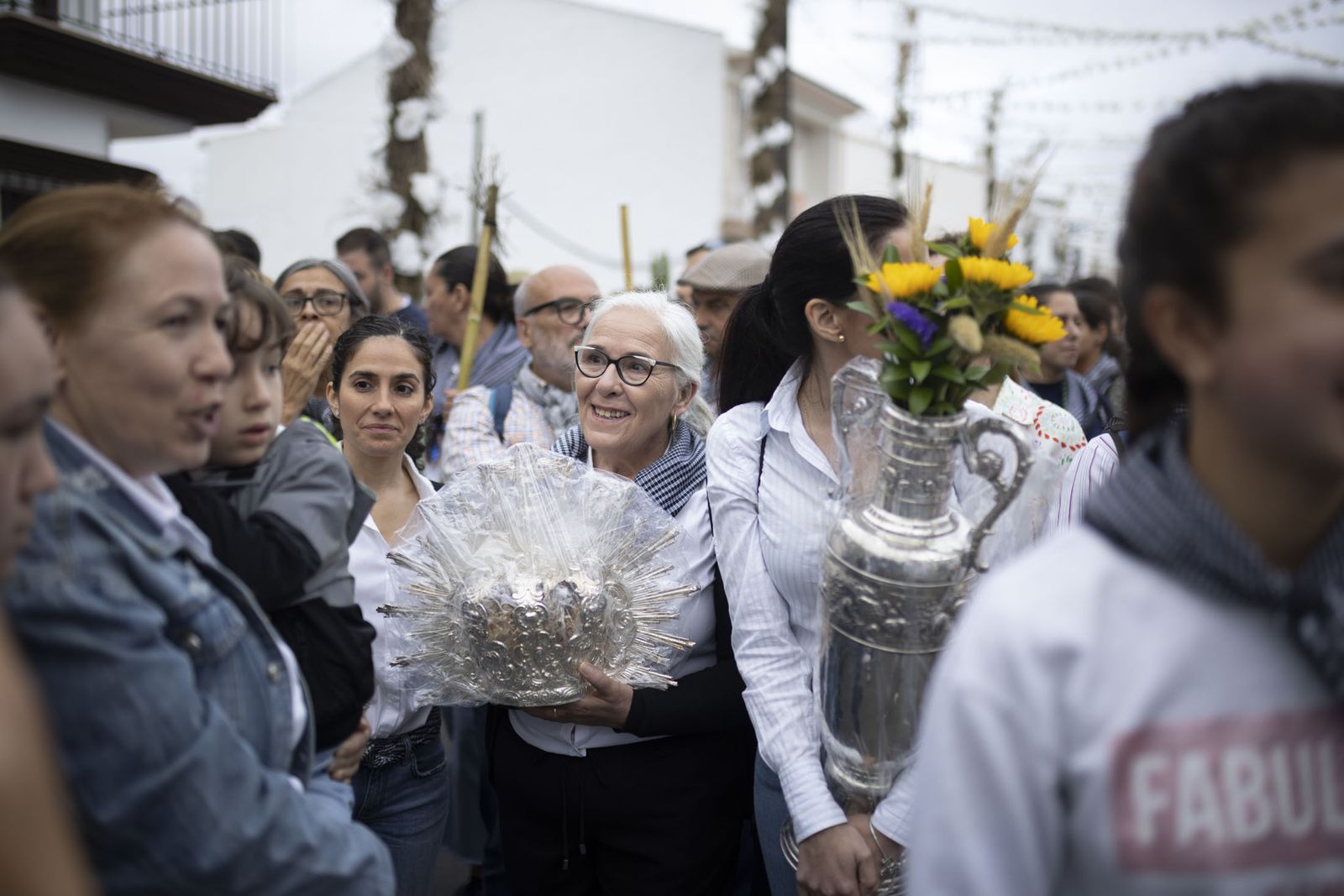 Imágenes del traslado de la Virgen del Rocío de Almonte hasta El Chaparral