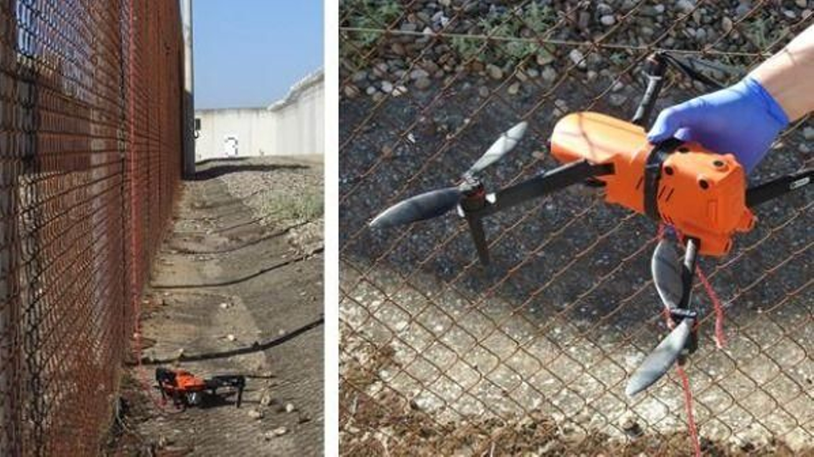 Uno de los drones utilizados