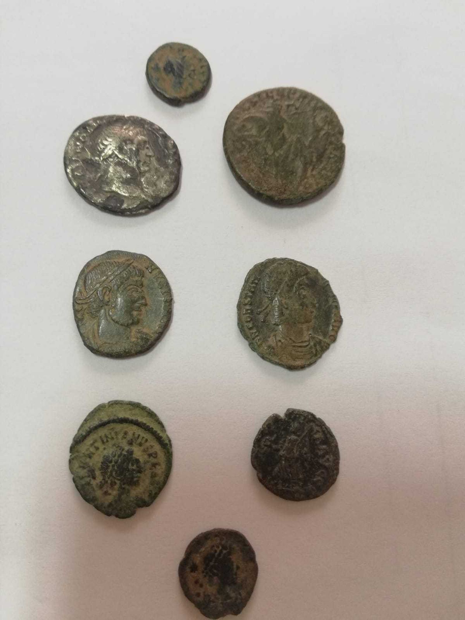 Aspecto que presentan las monedas donadas al museo asidonense.