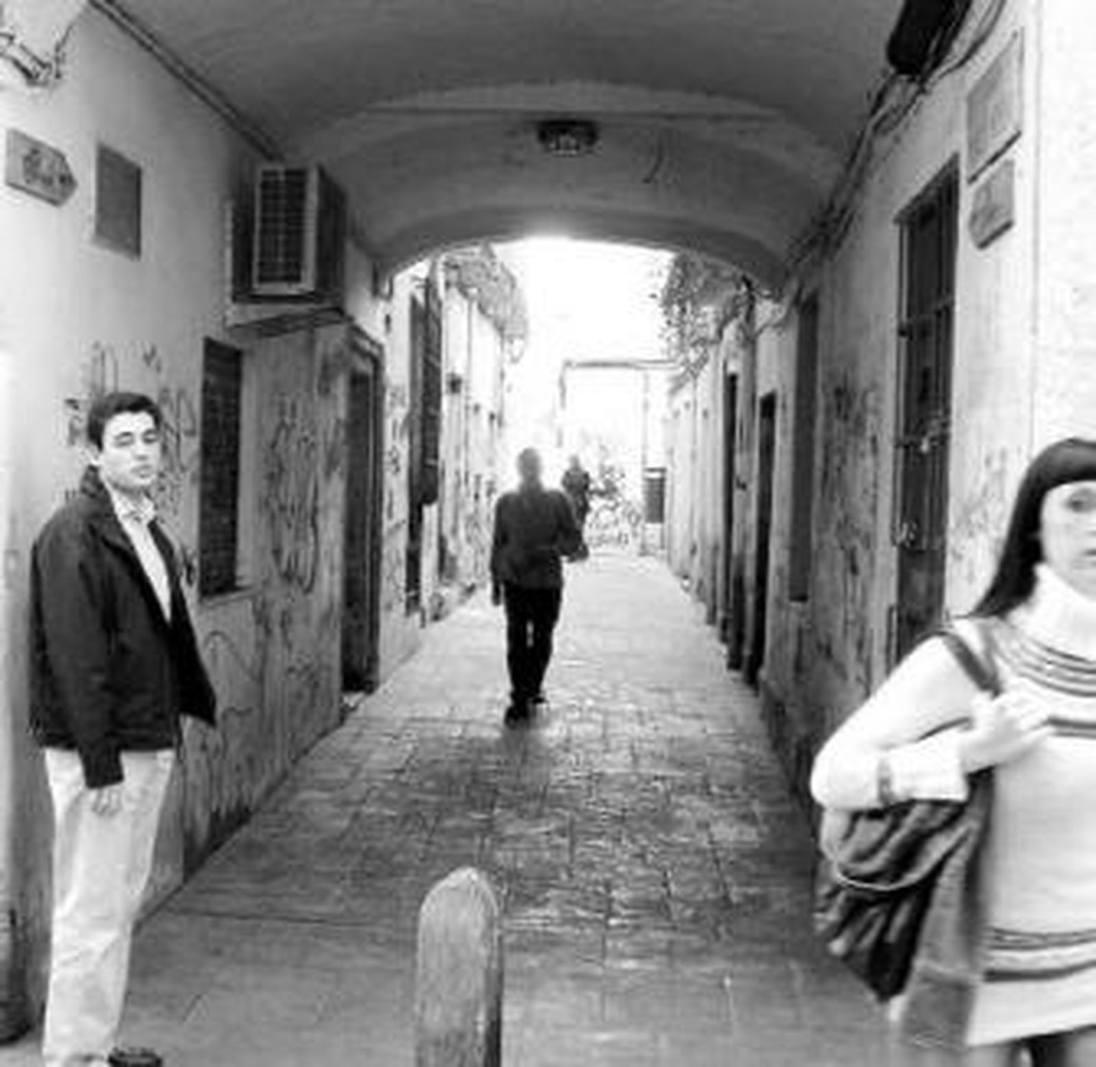 El callejón se encuentra cerca del casco histórico.