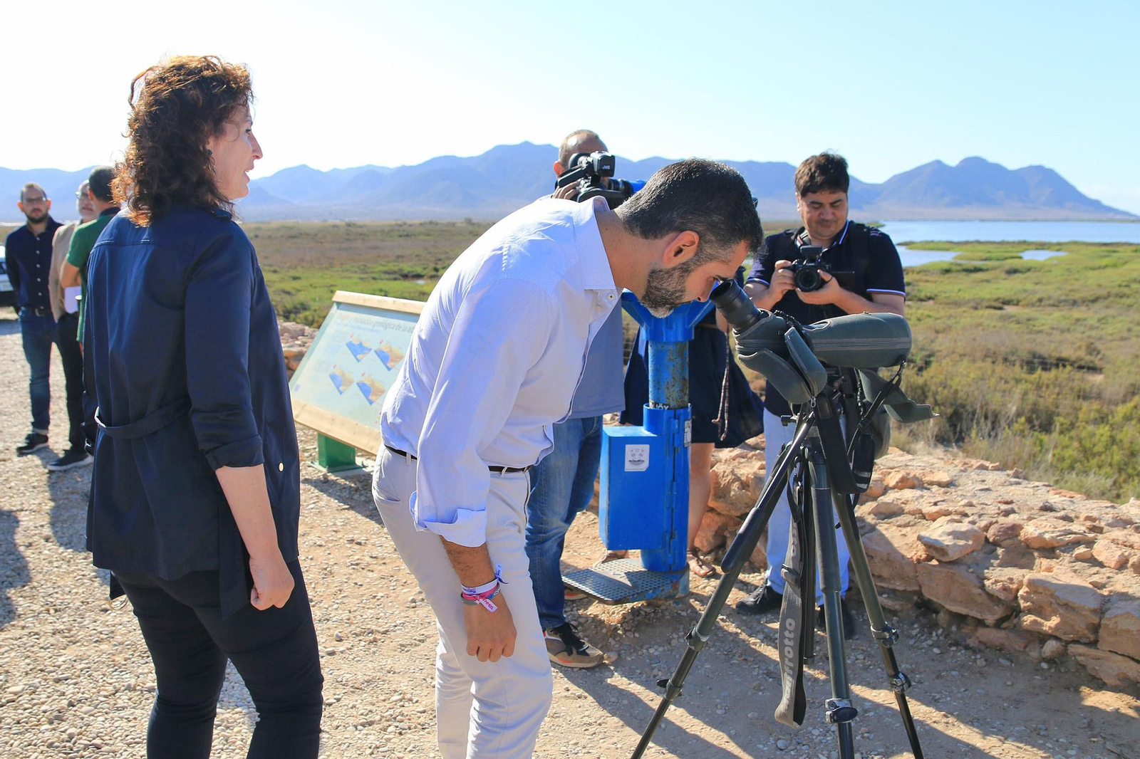 Las imágenes de las Salinas de Cabo de Gata recuperadas y con flamencos