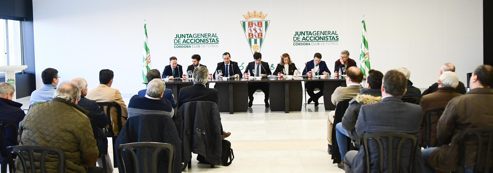 Imagen de la pasada junta general de accionistas celebrada en El Arcángel, en enero.