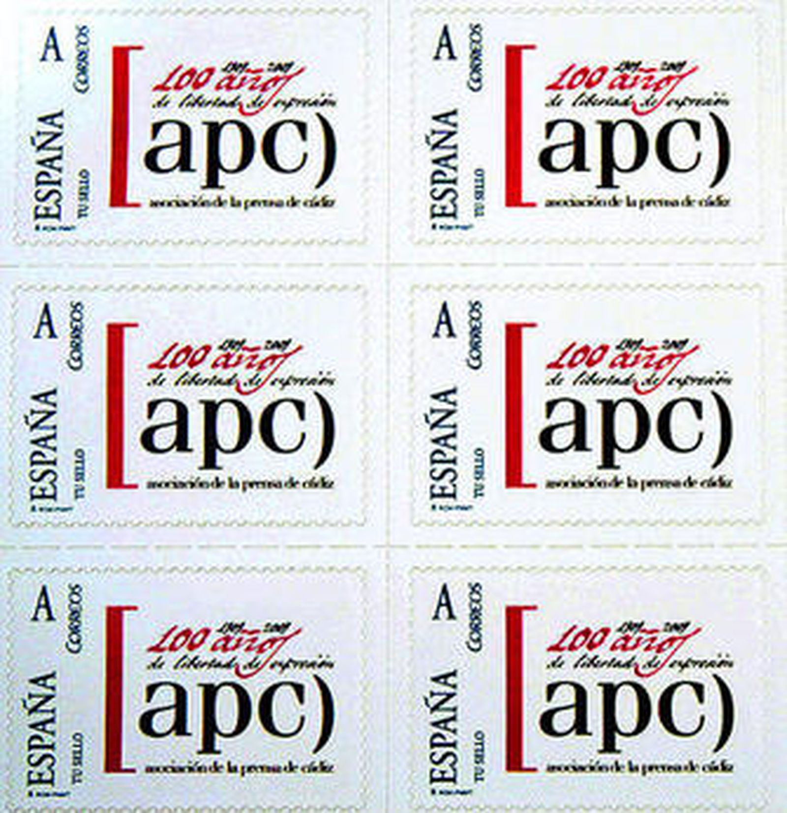 Sello conmemorativo del centenario