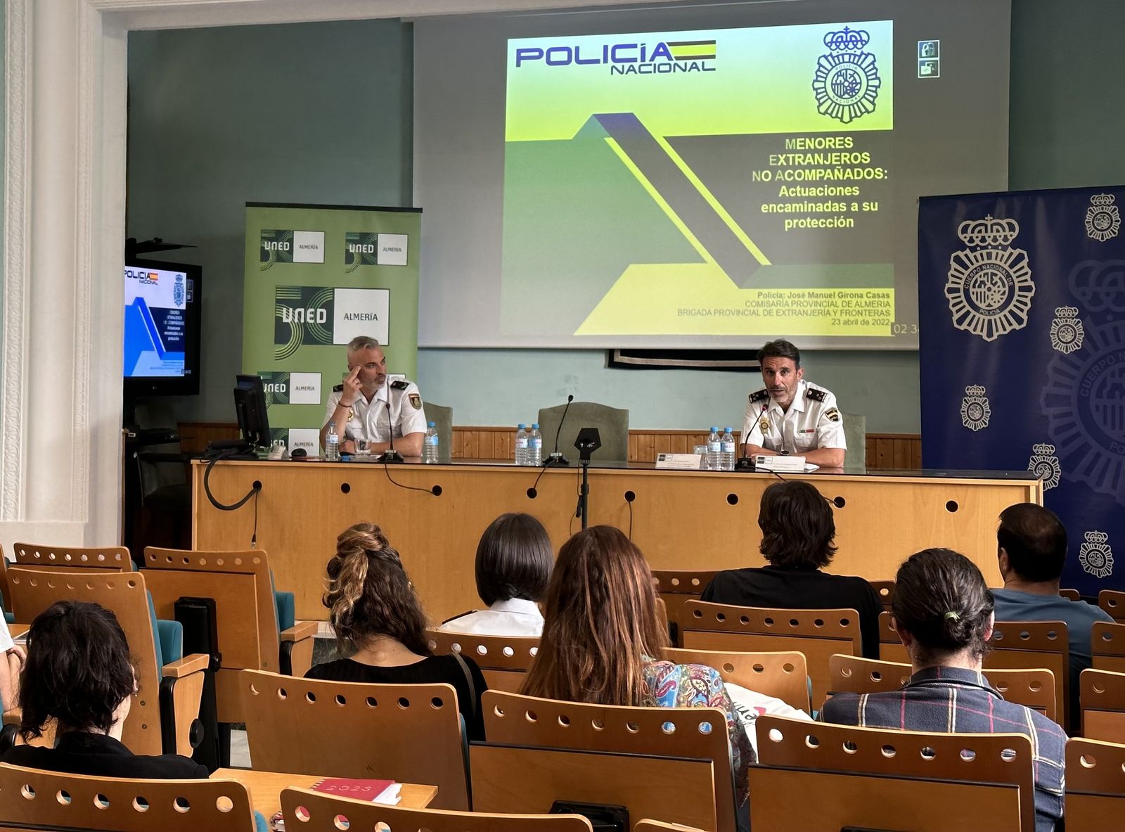 Jornadas Formativas con la intervención con menores en situaciones de riesgo de Policía Nacional en la UNED