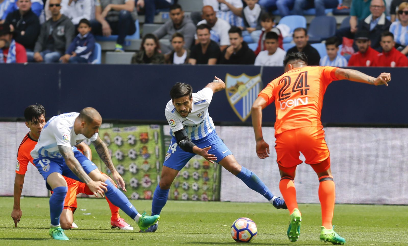 Las imágenes del Málaga-Valencia
