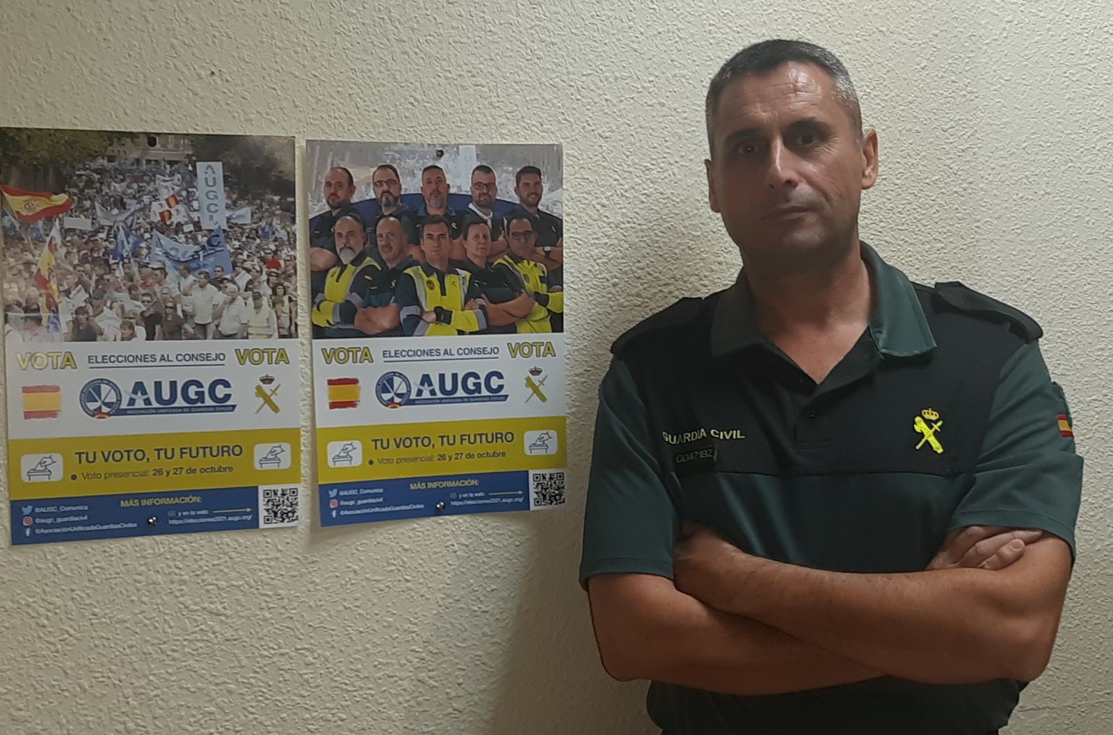 Rafael Sánchez, candidato para el Consejo de la Guardia Civil.