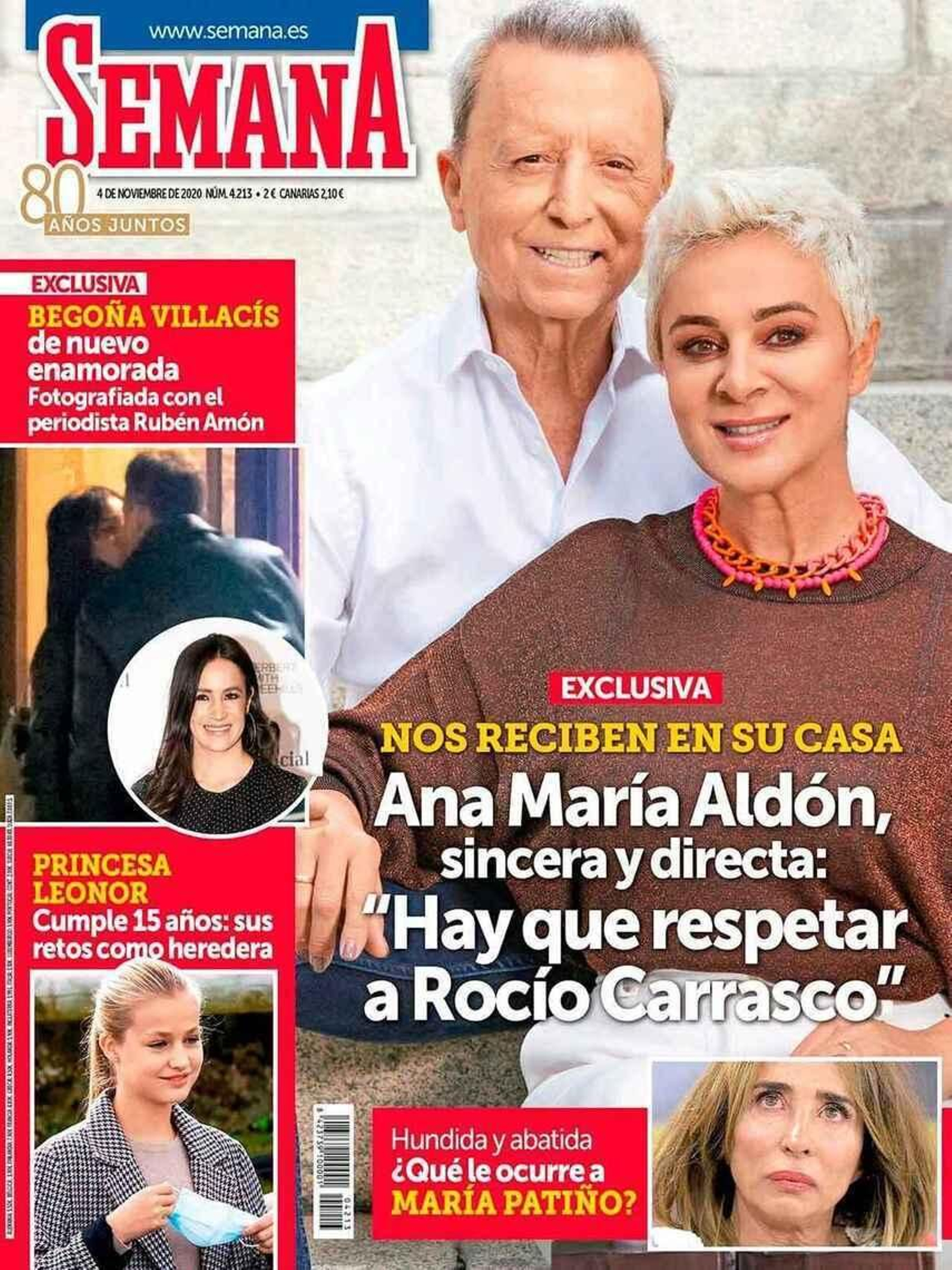 Las fotos de la portada de Semana en la que apare Begoña Villacís con su nueva pareja.