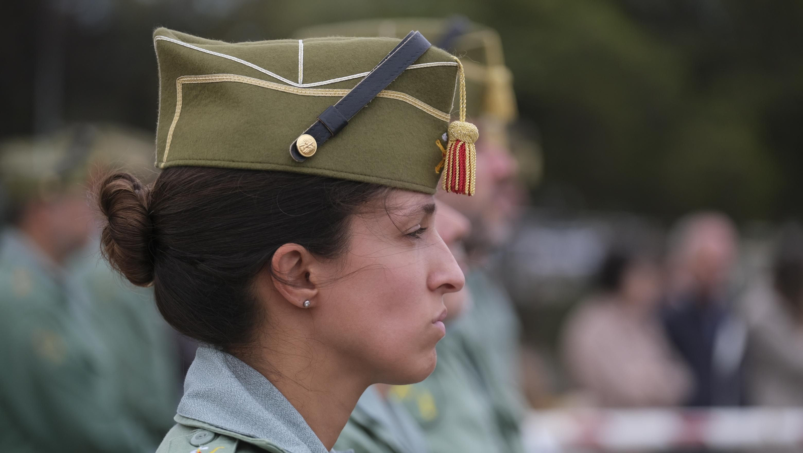 Imágenes de la salida del segundo contingente de La Legión con destino el Líbano