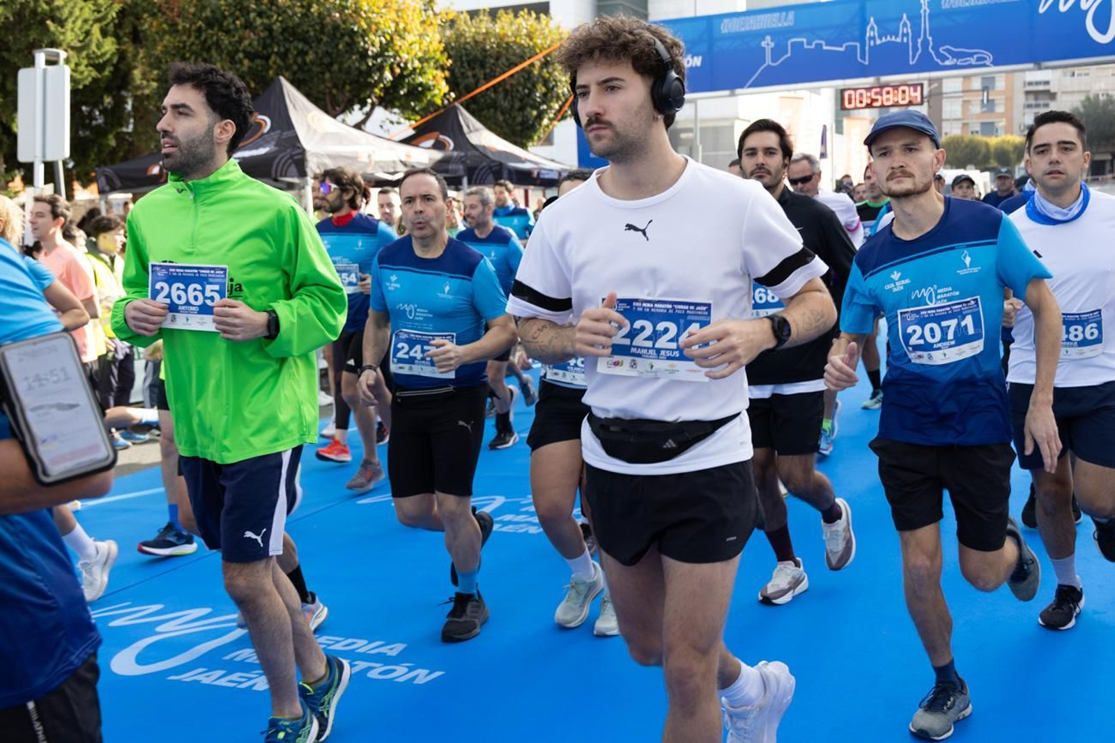 En imágenes: multitudinaria e histórica XXIX Media Maratón 'Ciudad de Jaén' y 10k en memoria de Paco Manzaneda