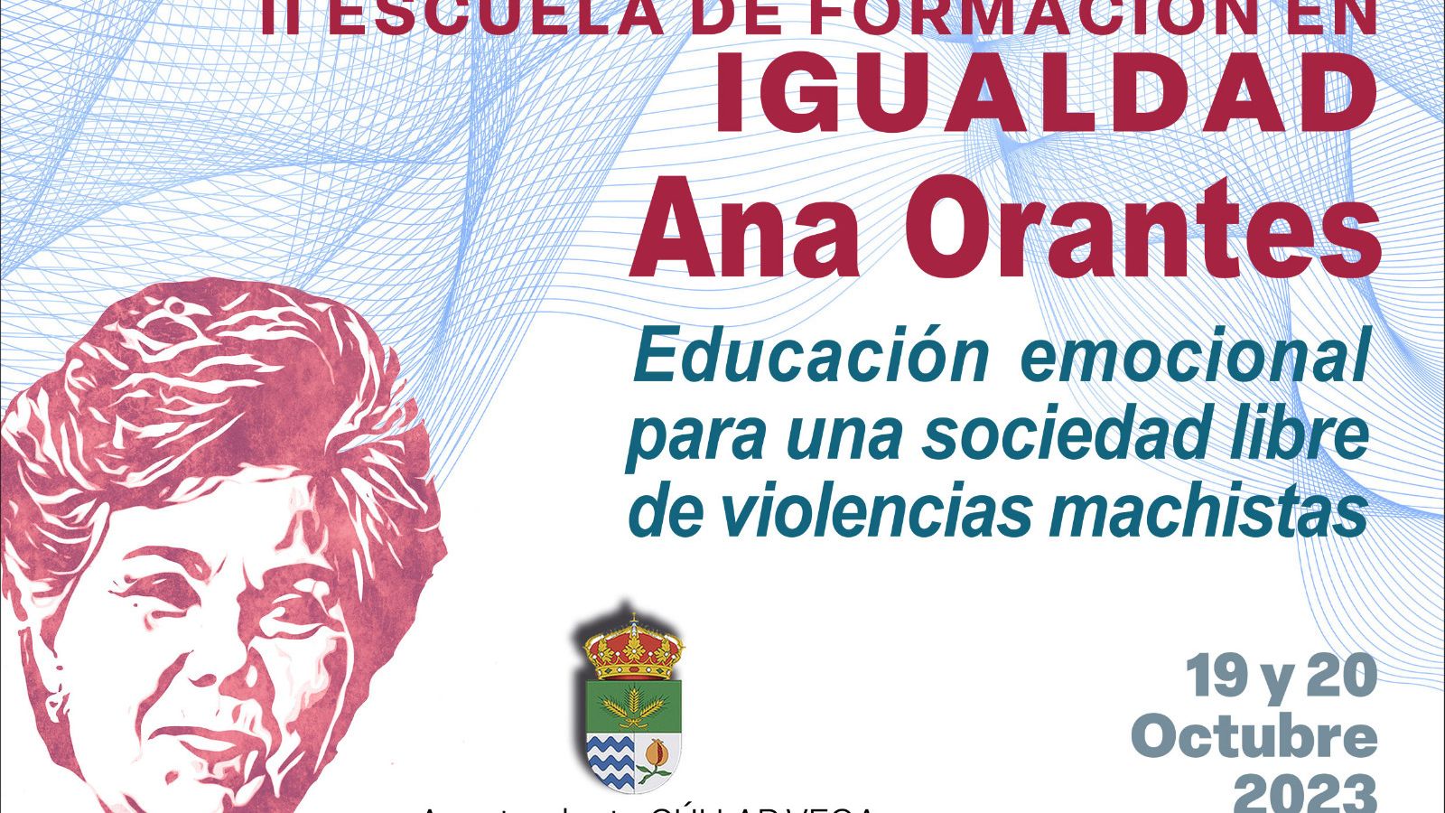 Cartel de las jornadas de la escuela cullera.