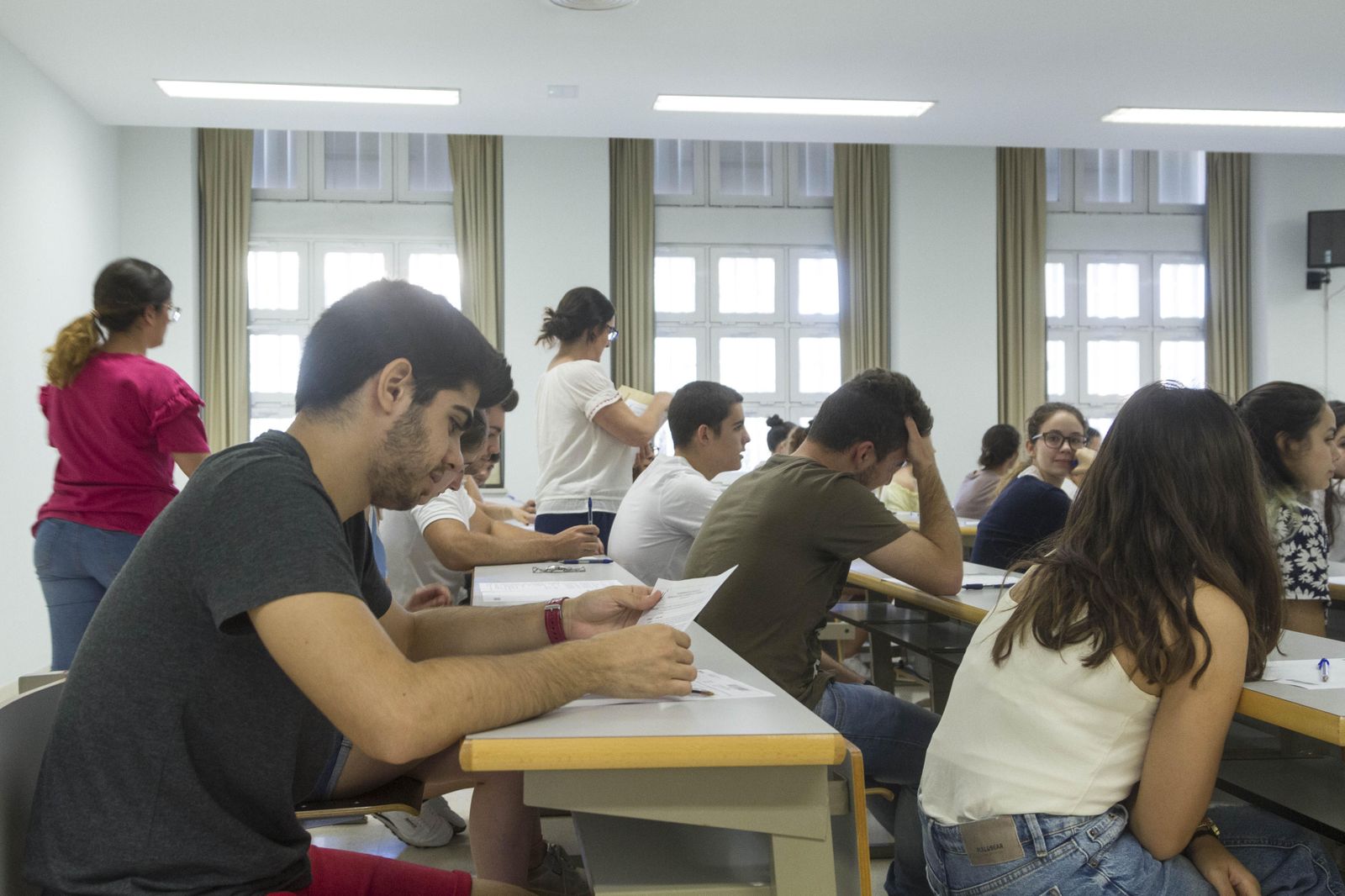 La primera jornada de Selectividad en Sevilla, en imágenes