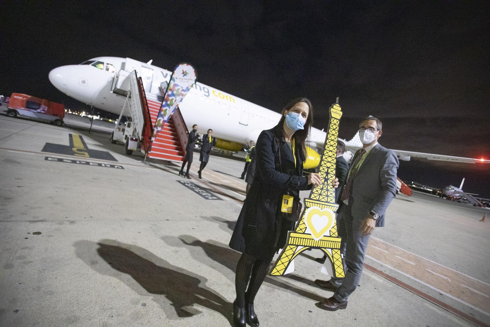 Fotos: Granada recibe el primer vuelo internacional tras la pandemia