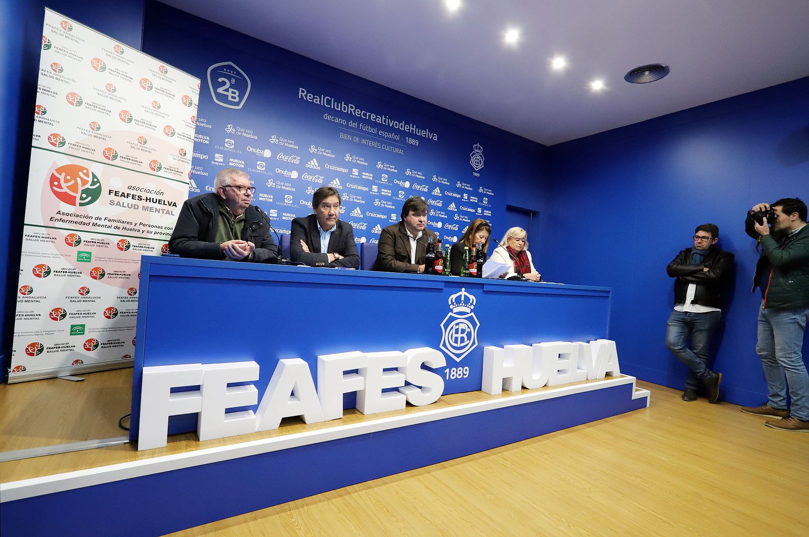 Imágenes del nombramiento del Recreativo de Huelva como embajador de Feafes