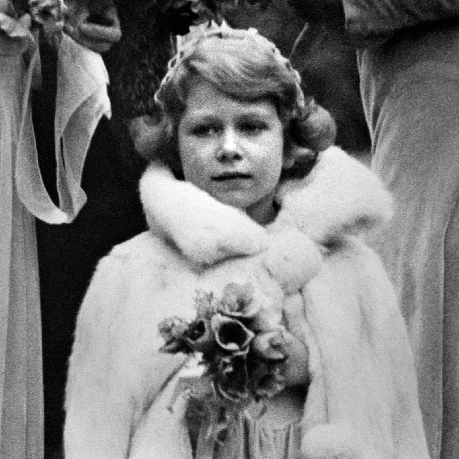 Isabel II, de niña.