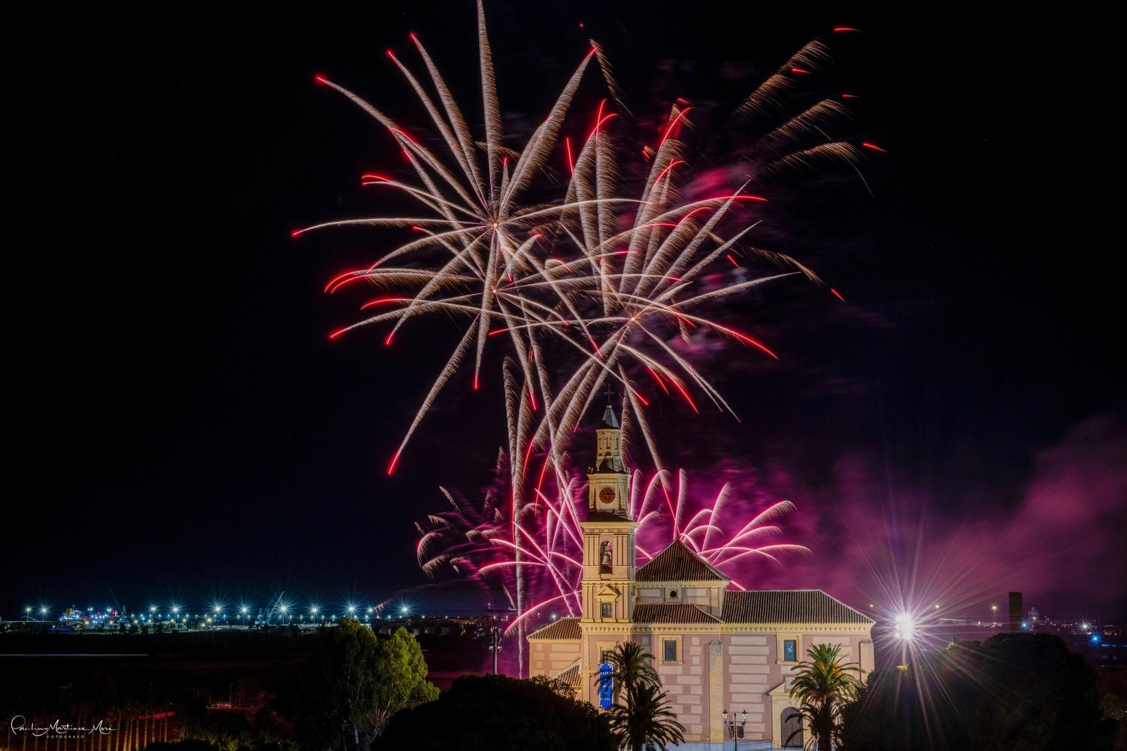 El castillo piromusical de Motril en 2024