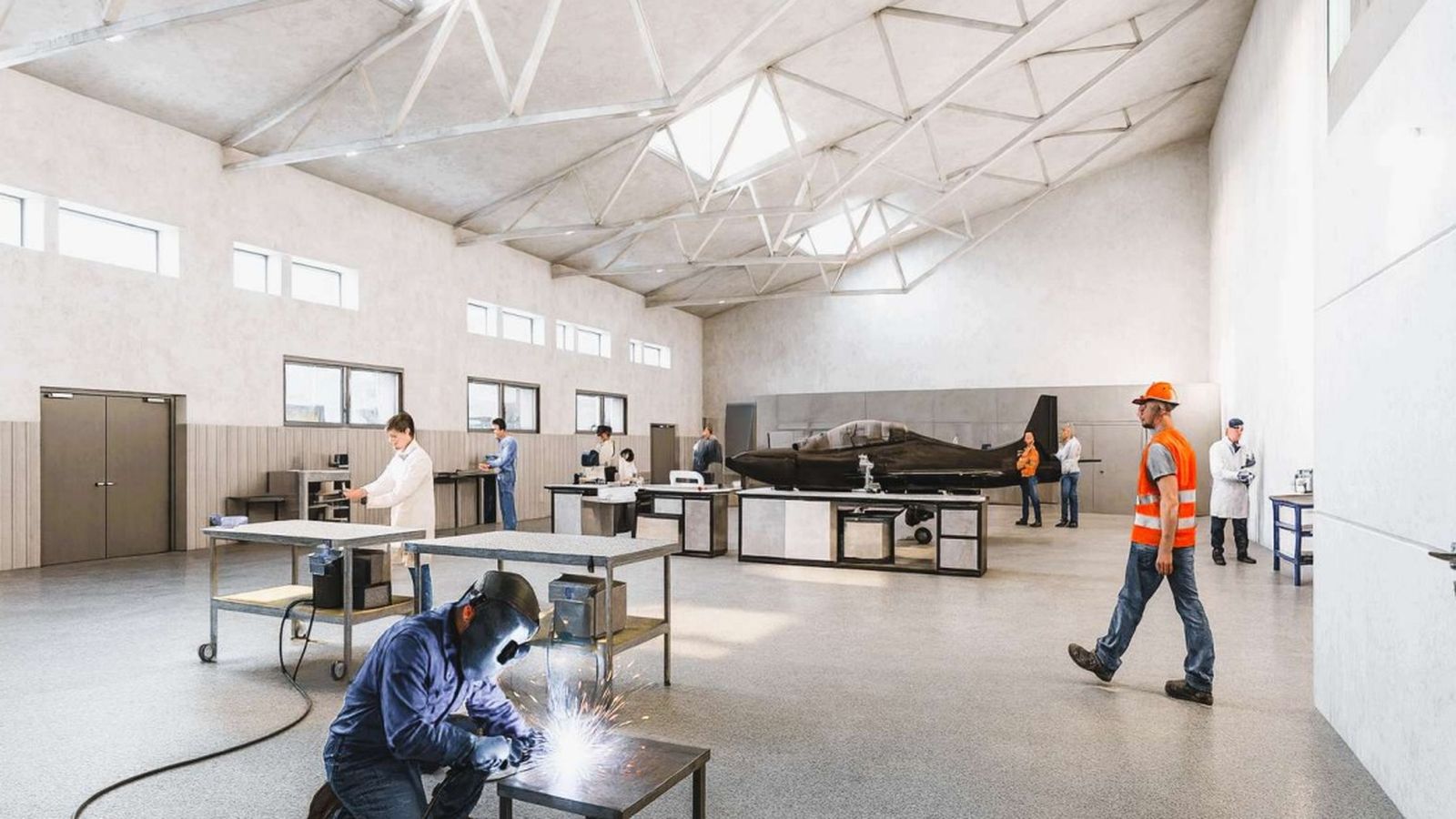 Recreación de uno de los talleres formativos.