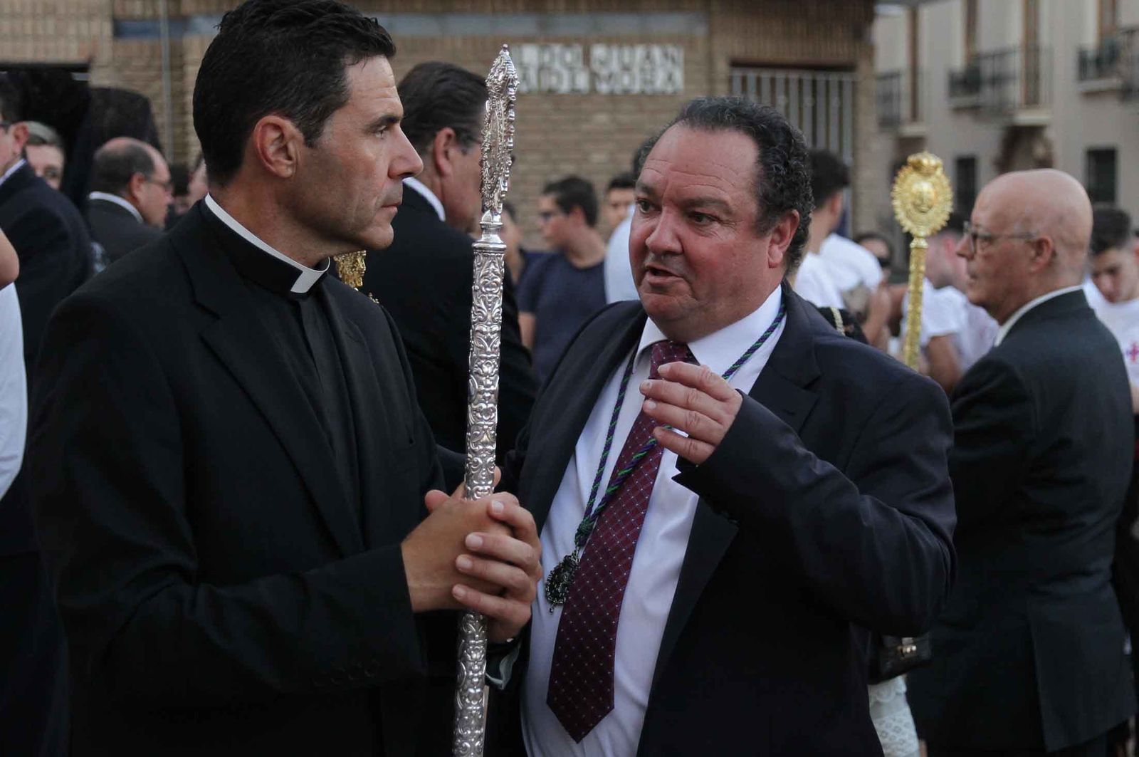 Imágenes del Señor de Pasión en la procesión del centenario de la hermandad