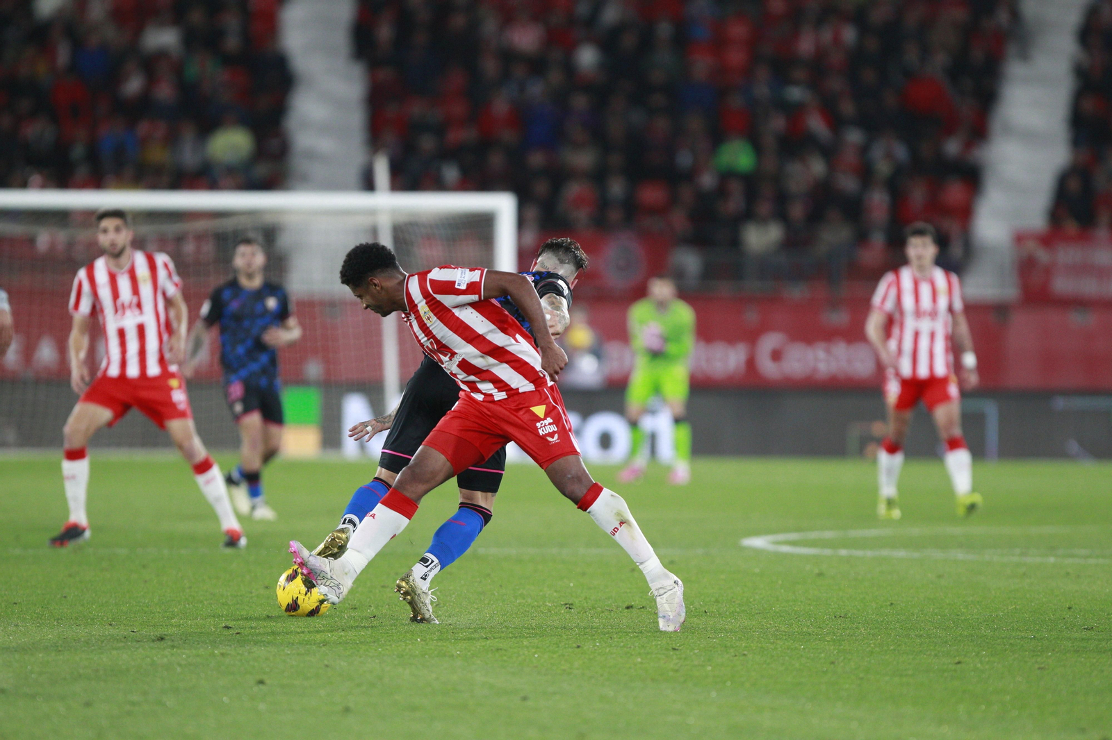 Las mejores imágenes del partido de fúbol U.D. Almería-Sevilla F.C.
