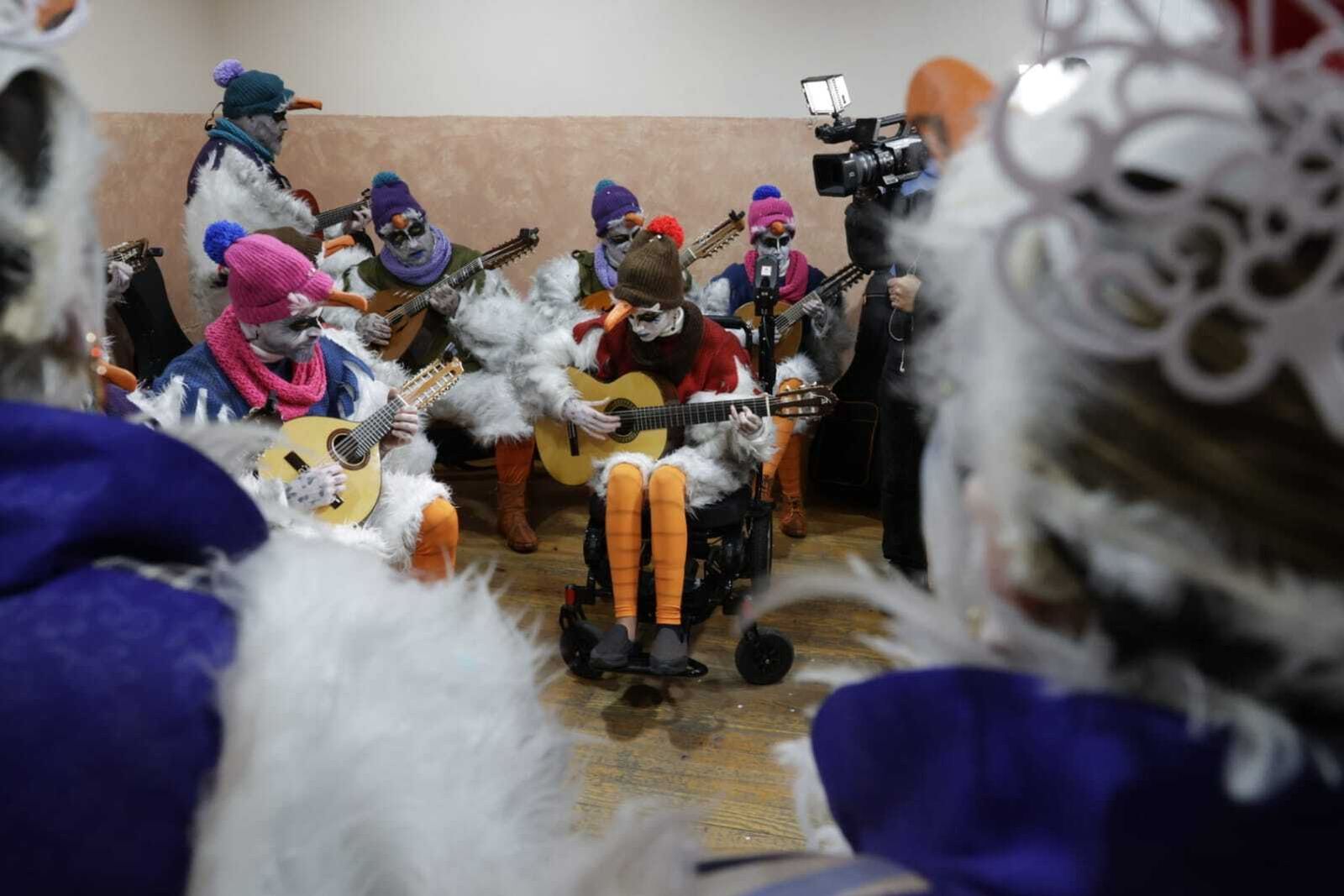 Coro Las del puerto en camerinos