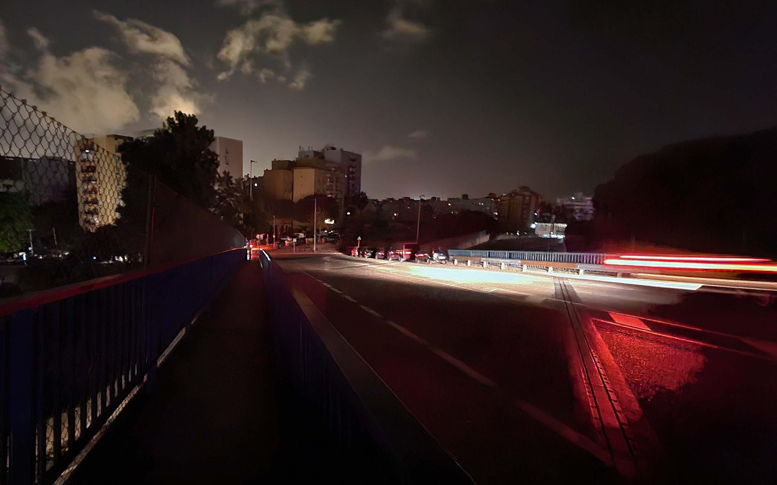 Algeciras durante la noche del apagón histórico, en imágenes