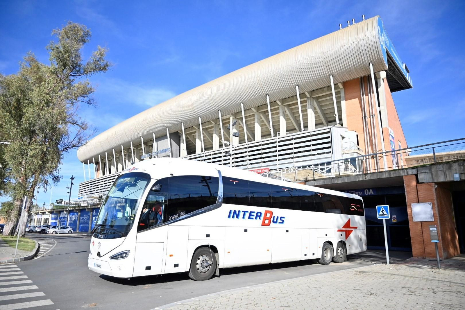 Salida del autobús del Recre hacia Jaén.